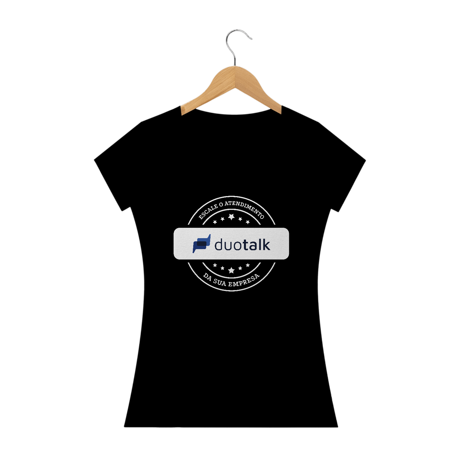 Nome do produto  Camiseta - Escale o atendimento da sua empresa Feminina