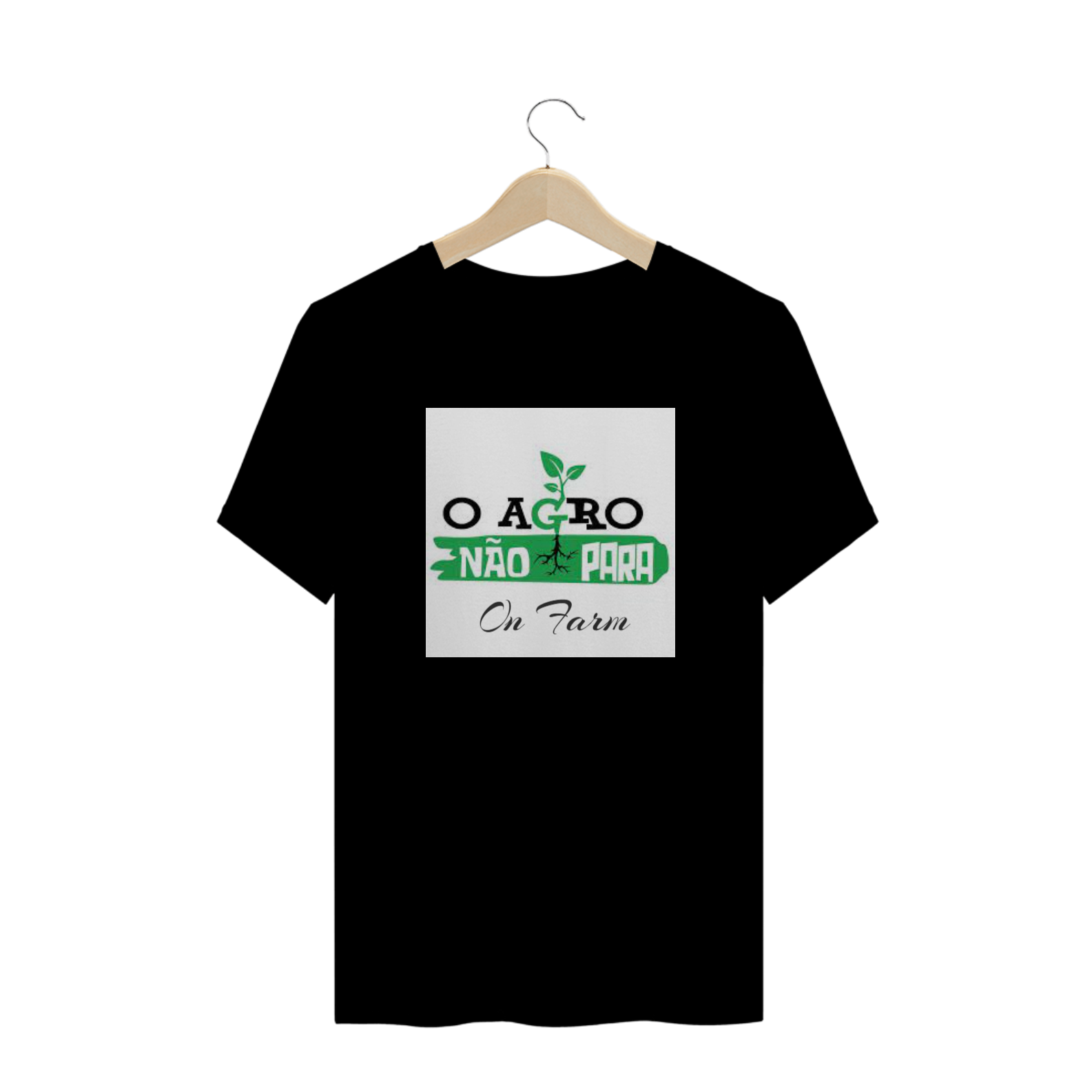 Nome do produto: camiseta o agro não para 