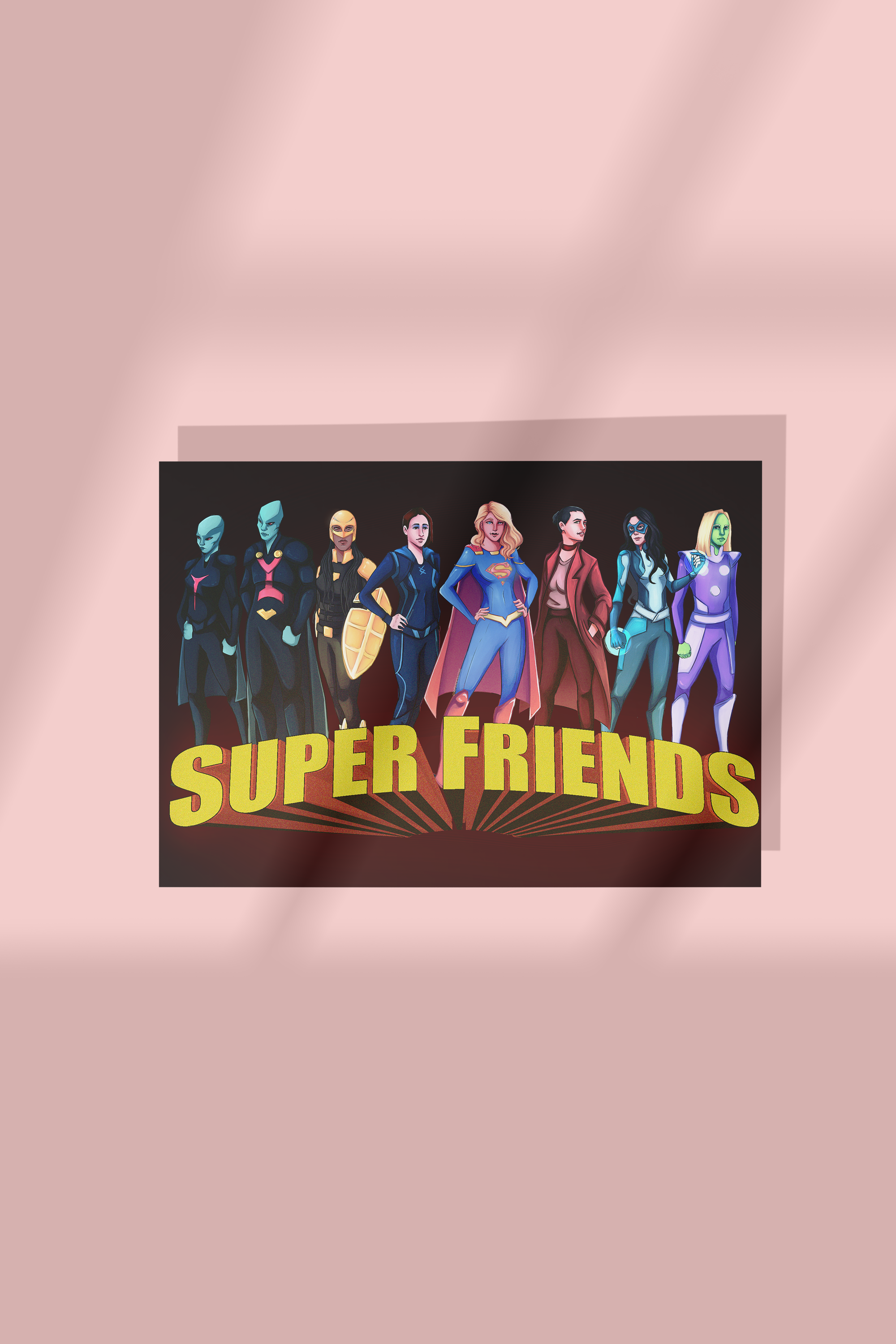 Nome do produto: Poster Superfriends - A3