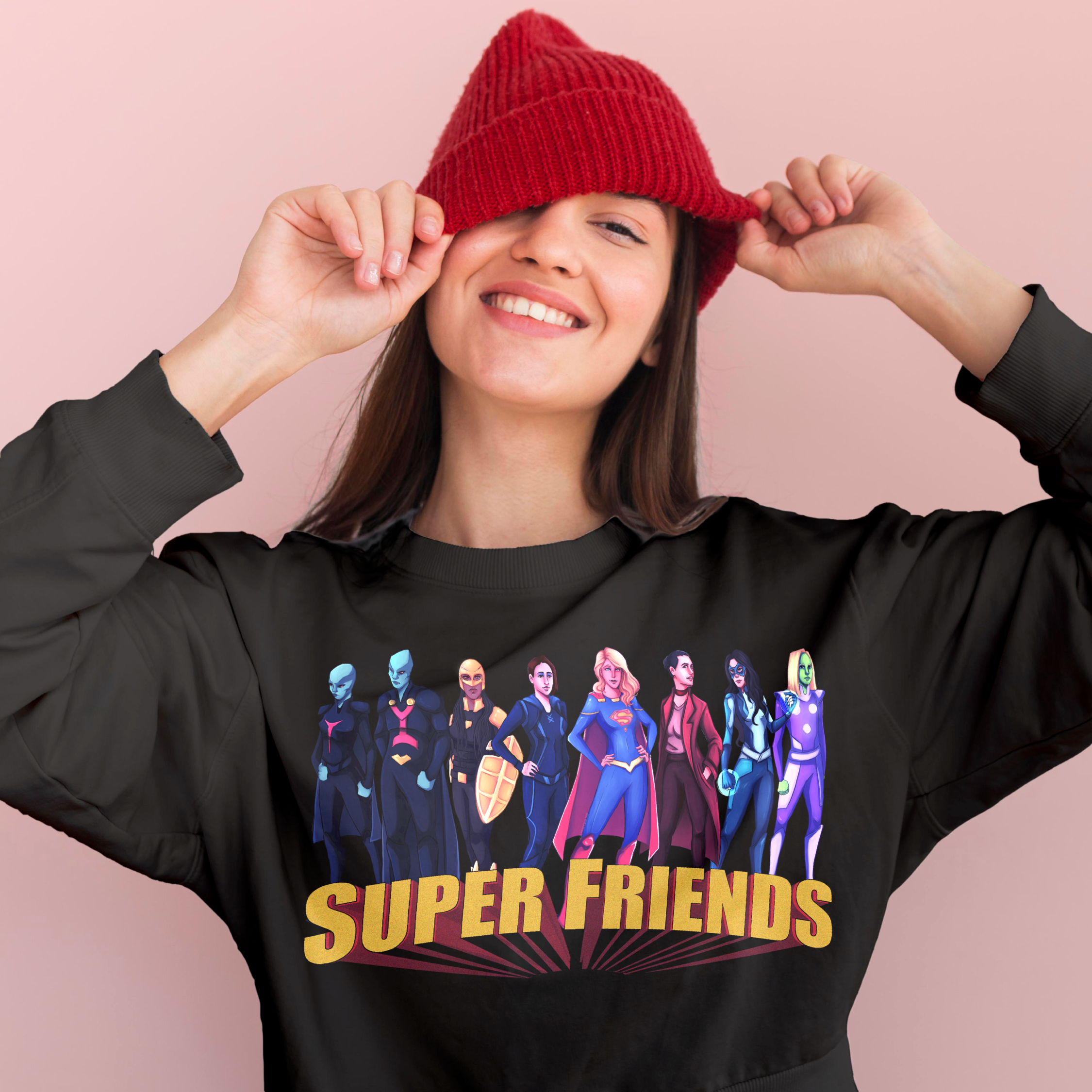 Nome do produto: Superfriends - Moletom Fechado UNISSEX