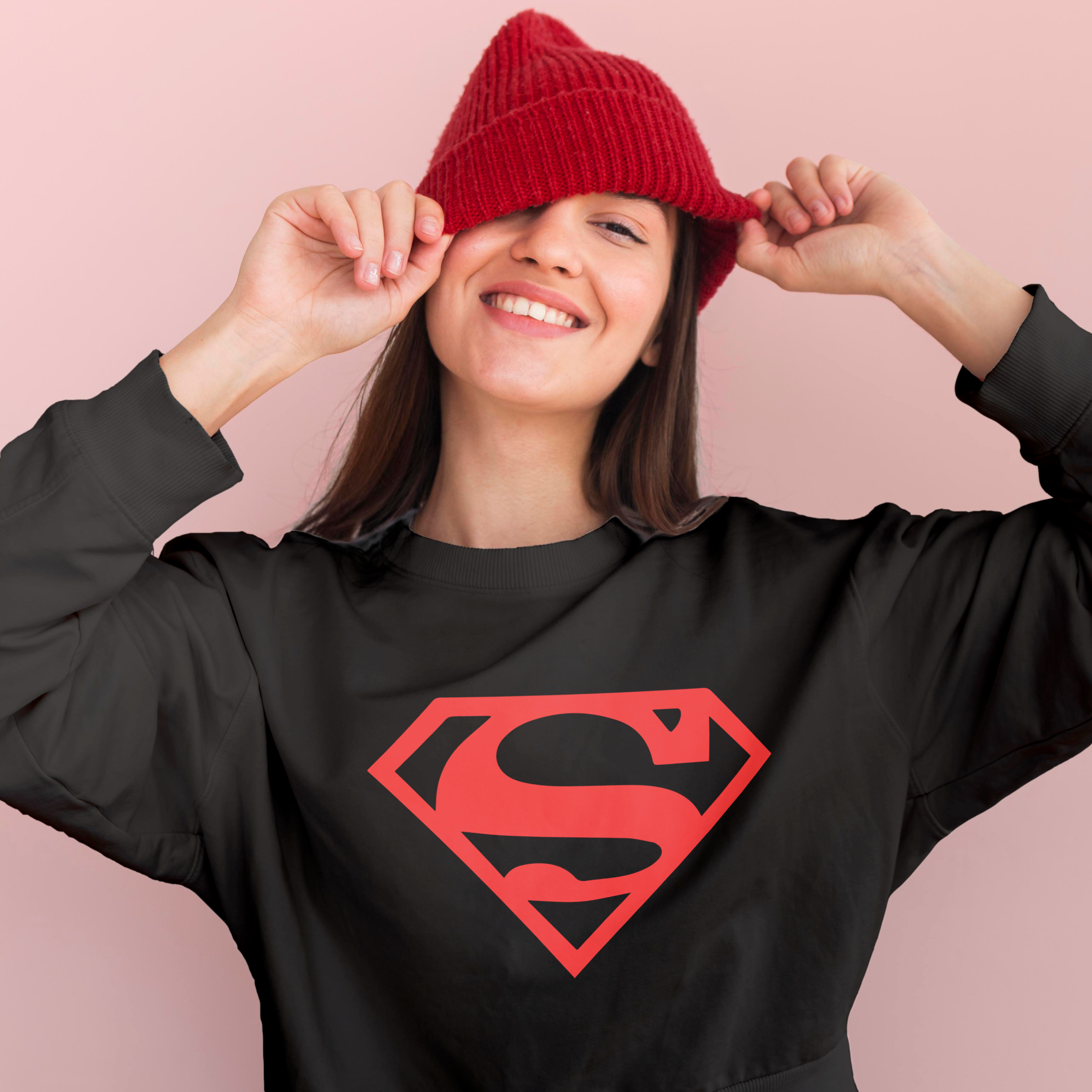 Nome do produto: Supergirl Logo - Moletom fechado UNISSEX
