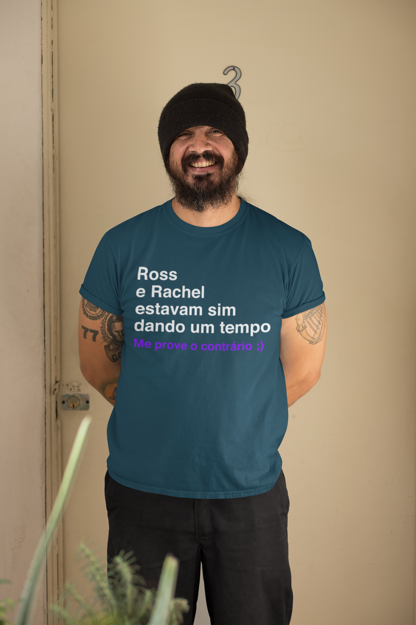 Nome do produto: Camisa ESTONADA Ross e Rachel estavam sim dando um tempo (Cores)