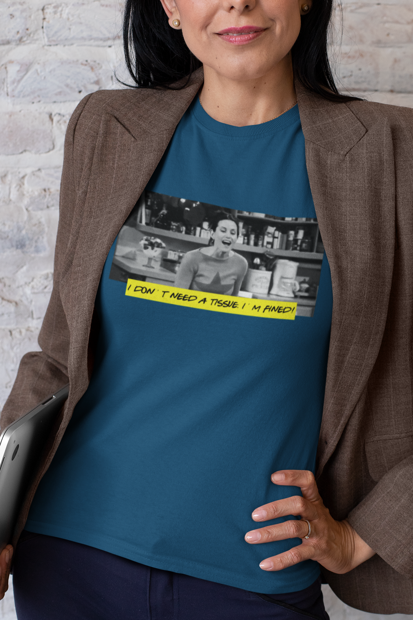 Nome do produto: Camisa ESTONADA Friends Monica I`m Fined (Cores)