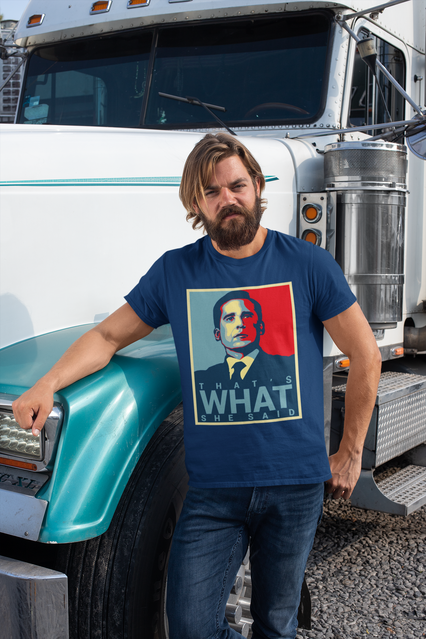 Nome do produto: Camisa Estonada The Office - Michael Scott (Cores)