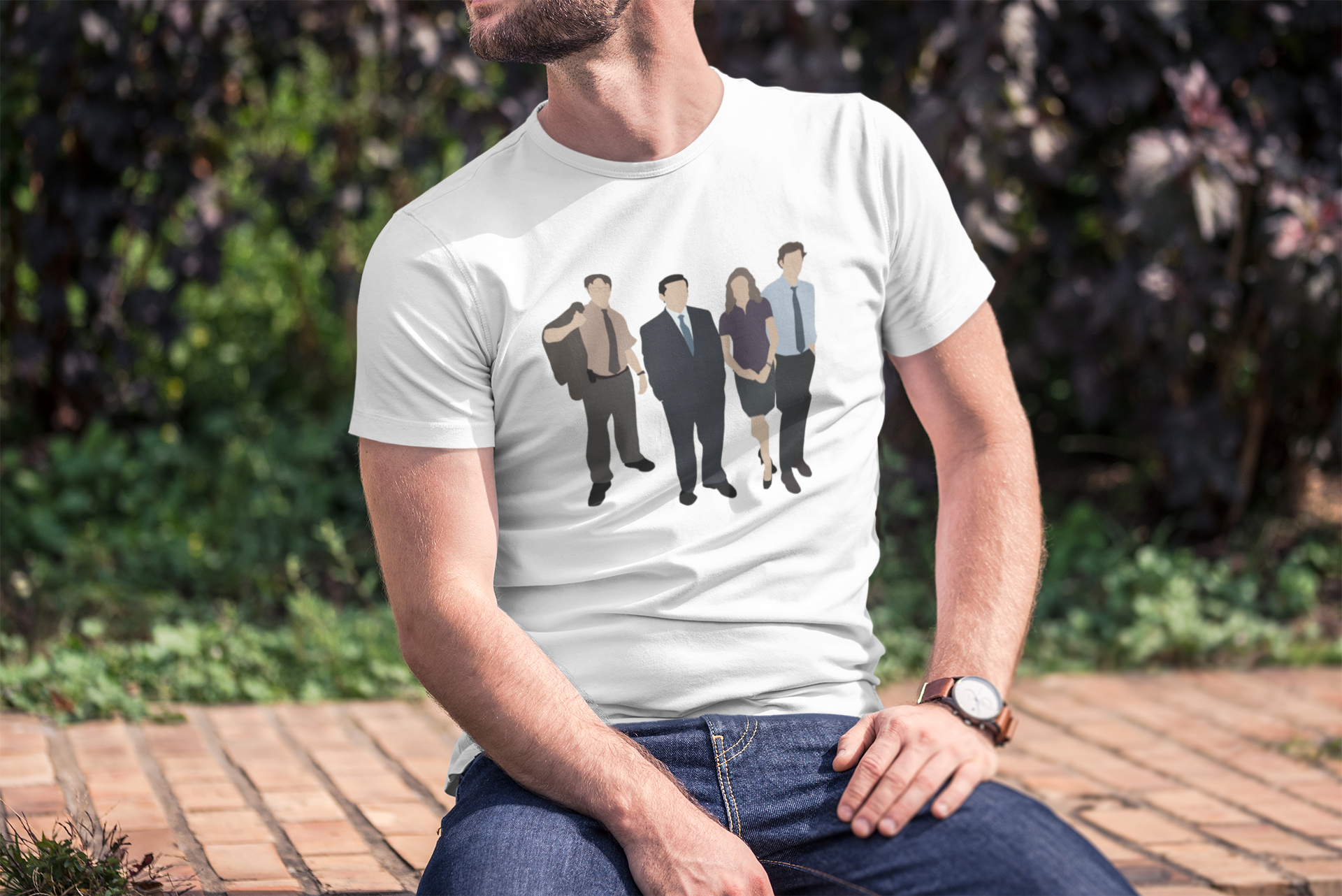 Nome do produto: Camisa Branca The Office Team