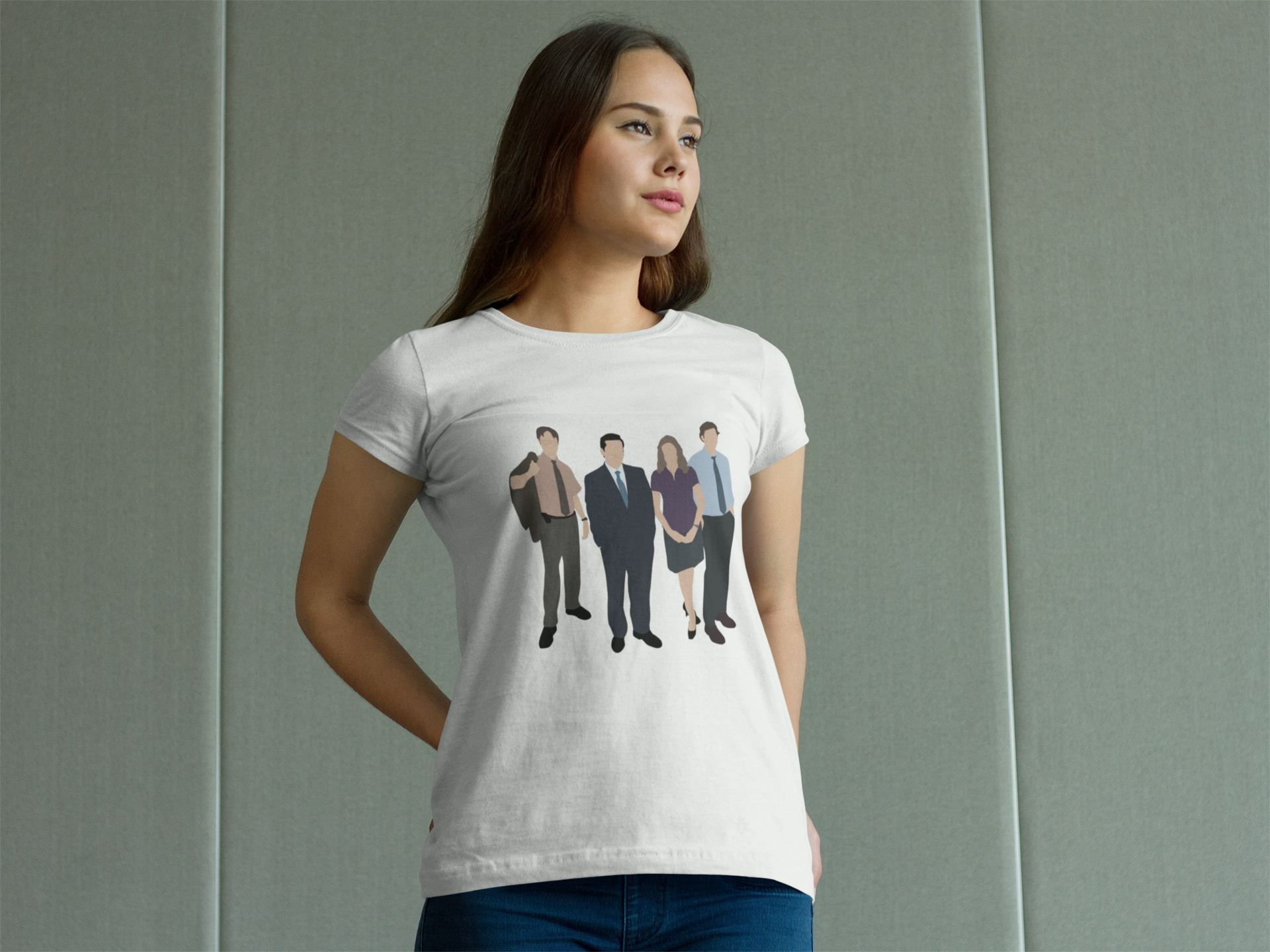 Nome do produto: Baby Long Branca The Office Team