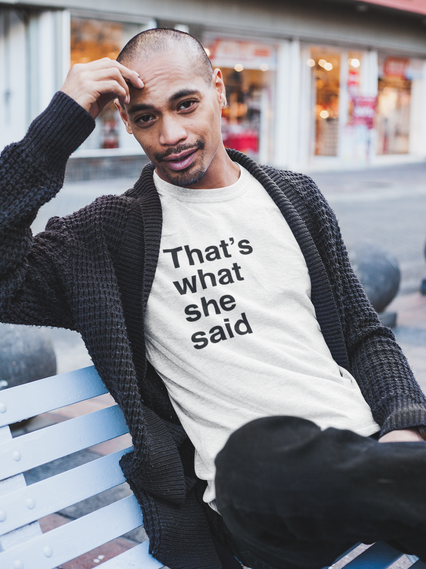 Nome do produto: Camisa Branca The Office - That\'s What She Said