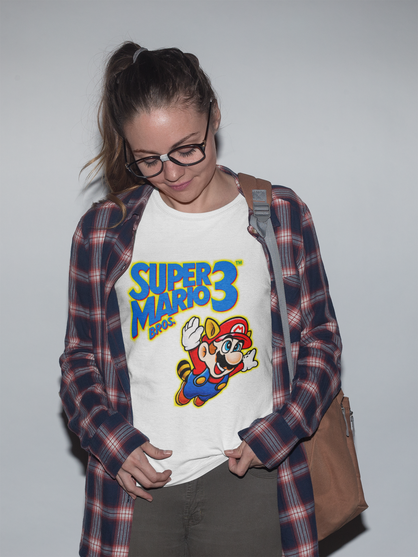 Nome do produto: Baby Long Branca Super Mário Bros. 3