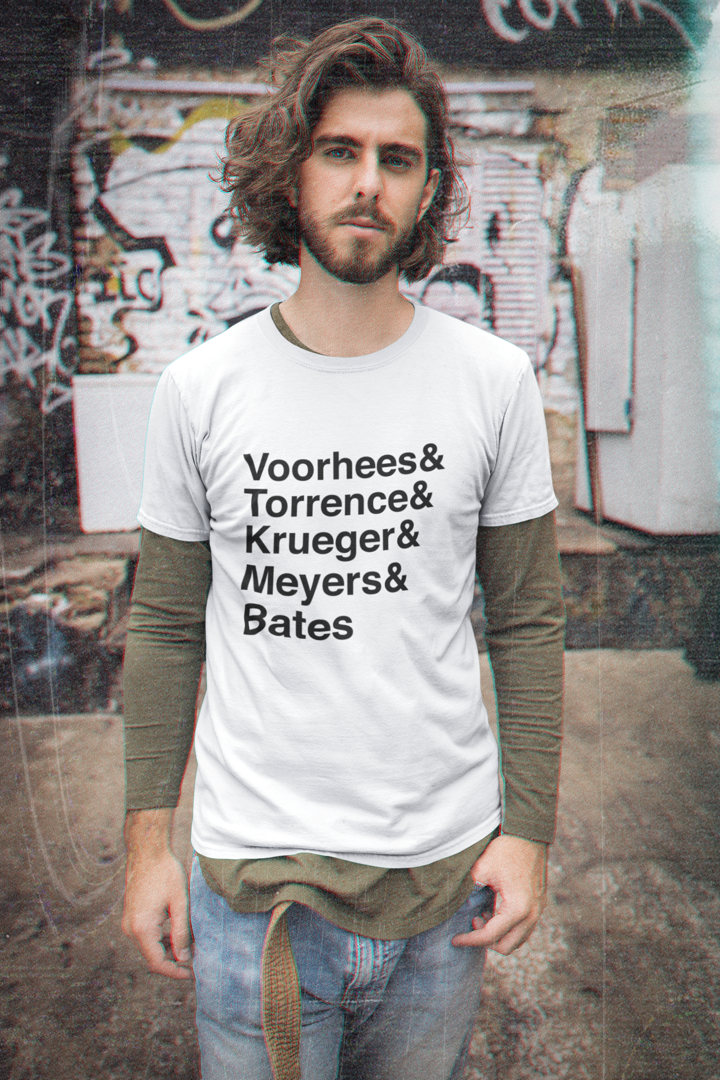 Nome do produto: Camisa Branca Vilões de Terror