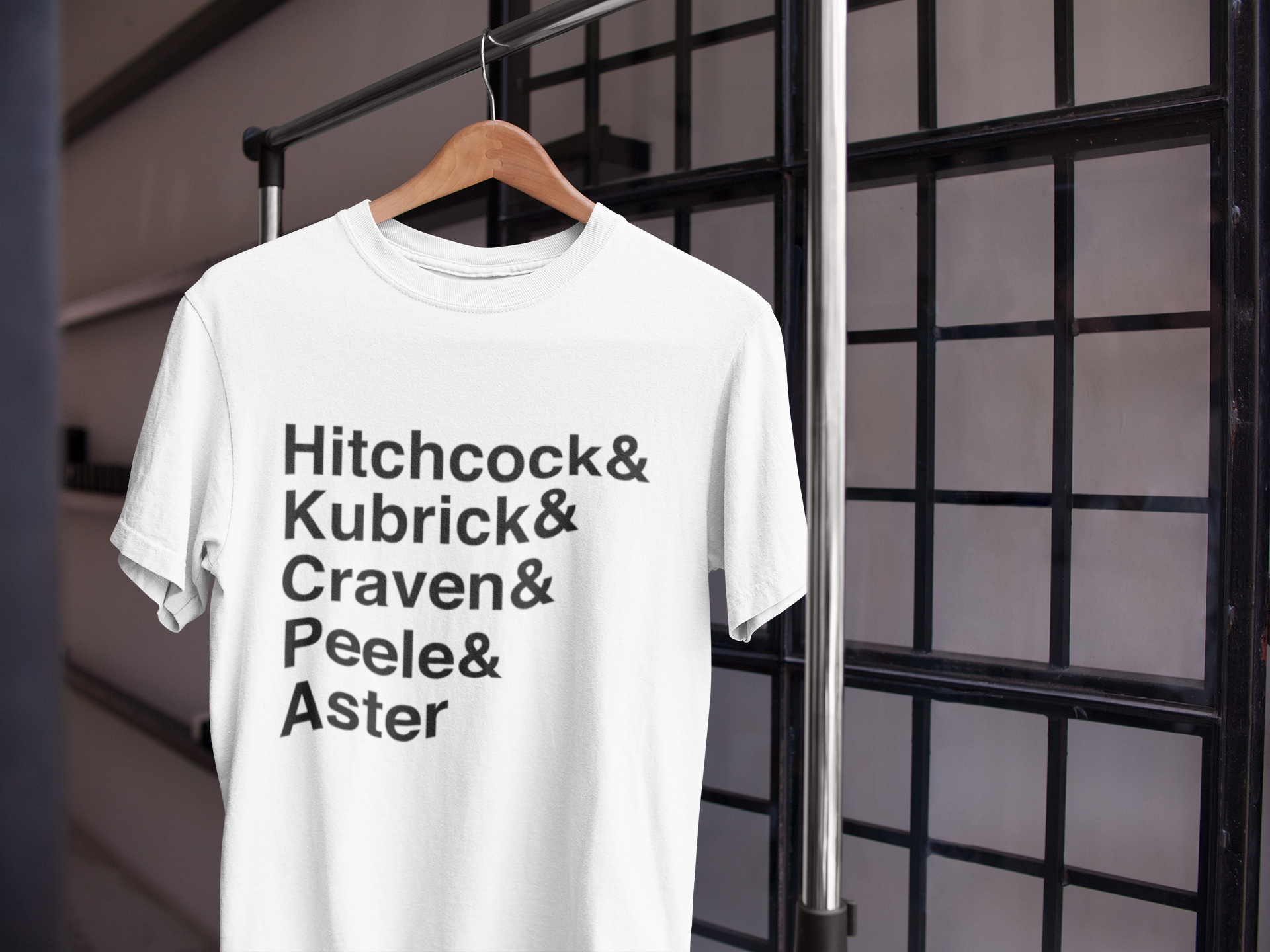 Nome do produto: Camisa Branca Diretores de Terror