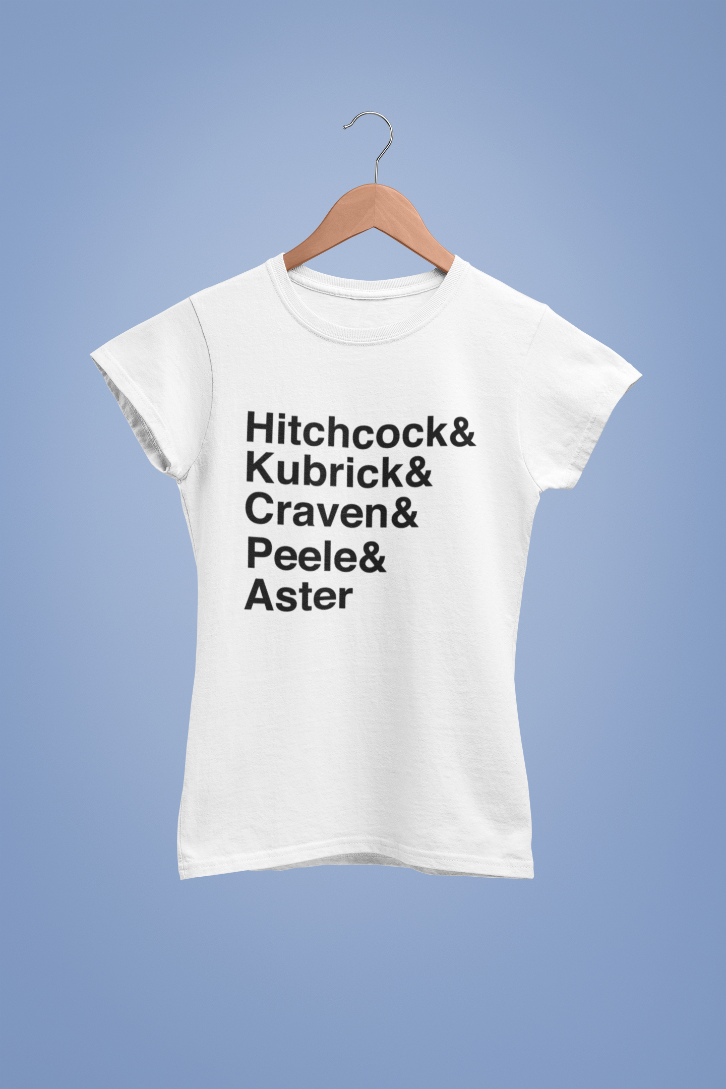 Nome do produto: Camisa Branca Diretores de Terror