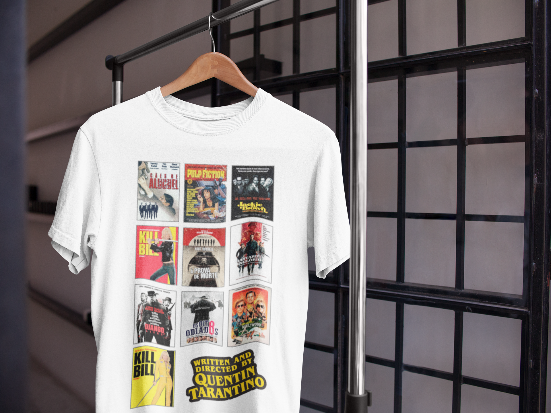 Nome do produto: Camisa Branca Filmes de Tarantino