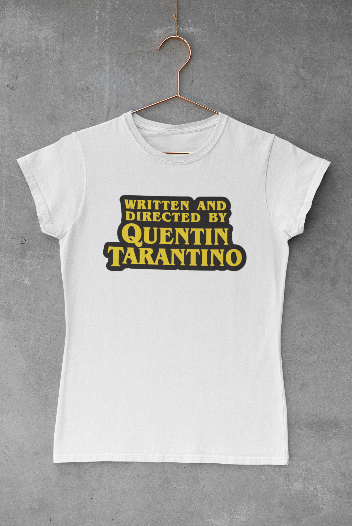 Nome do produto: Baby Long Branca Written And Directed By Quentin Tarantino