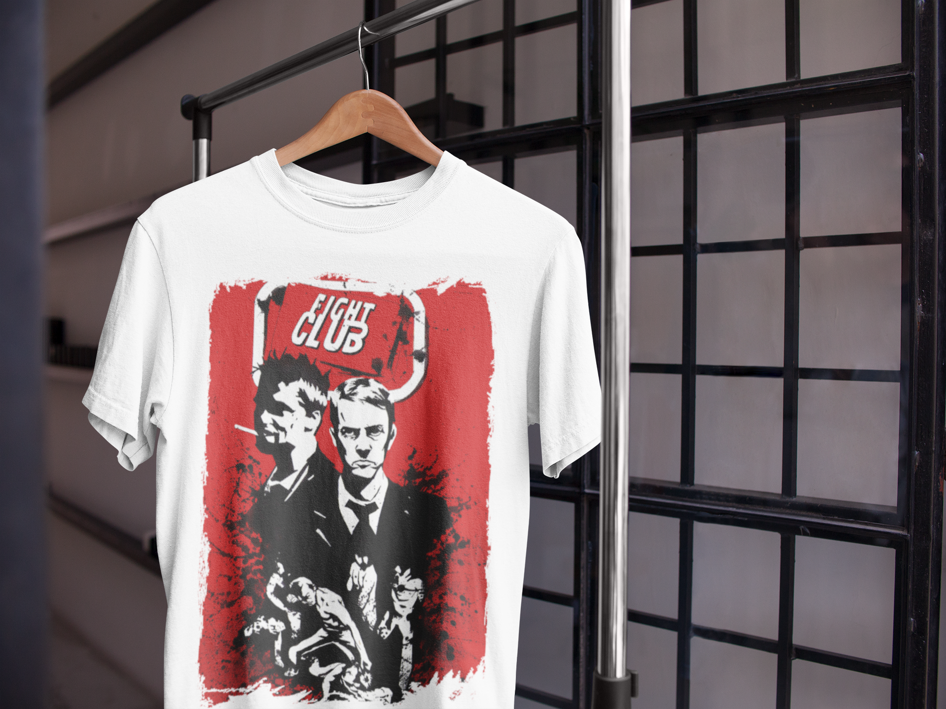 Nome do produto: Camisa Branca Clube da Luta