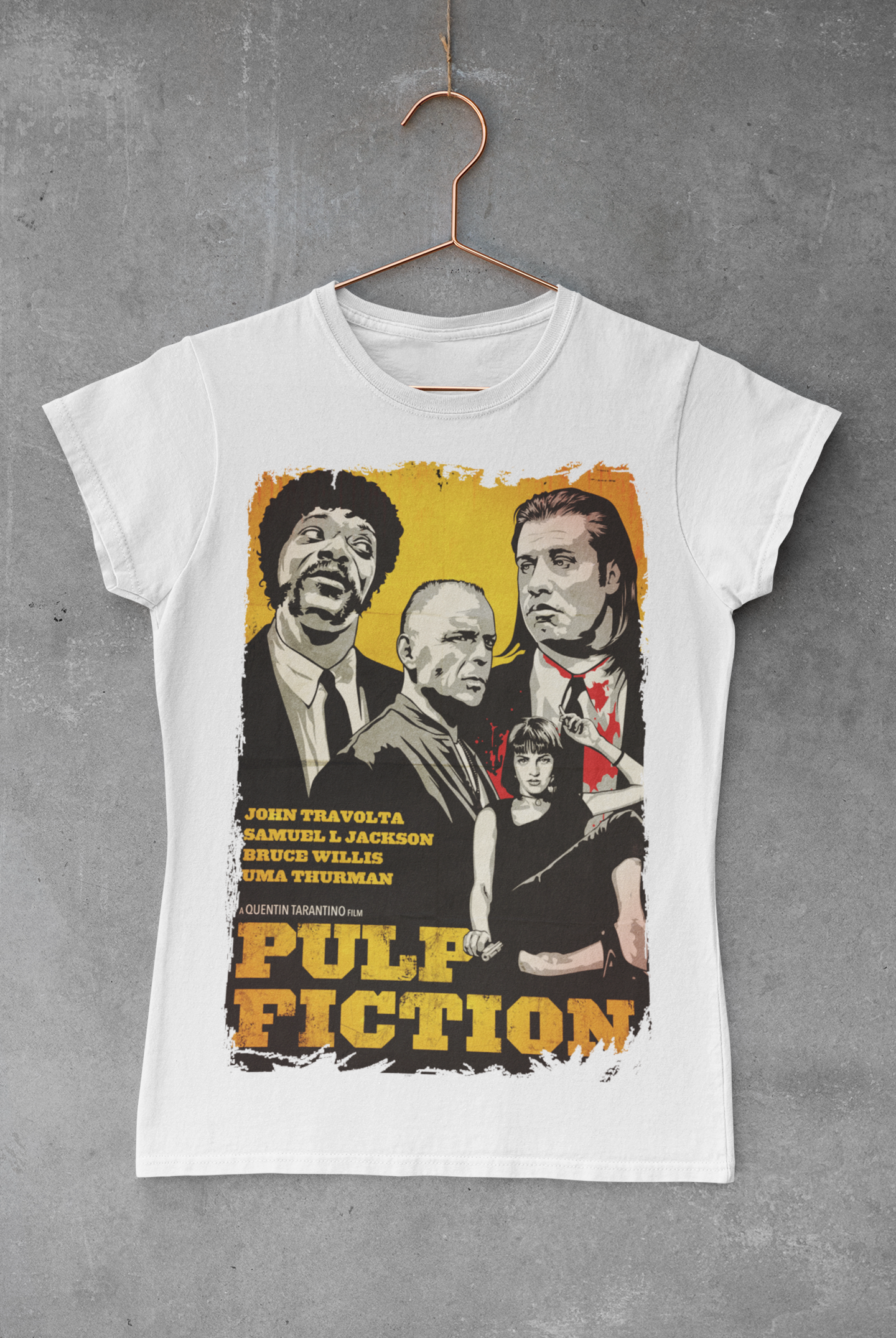 Nome do produto: Baby Long Branca Pulp Fiction
