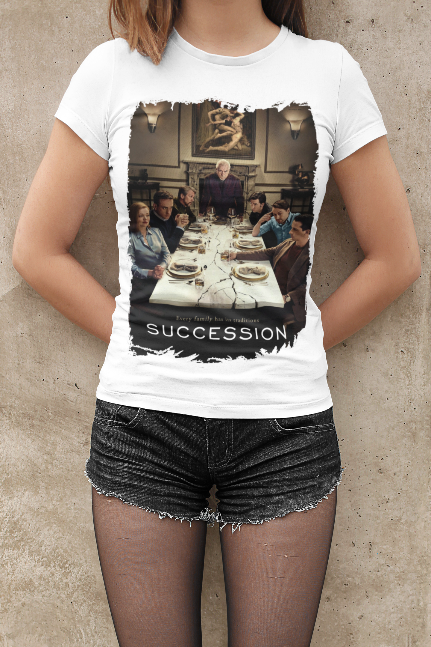 Nome do produto: Baby Long Branca HBO Succession - Family Traditions