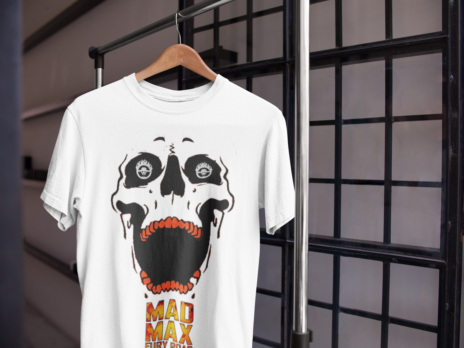 Nome do produto: Camisa Branca Mad Max Fury Road