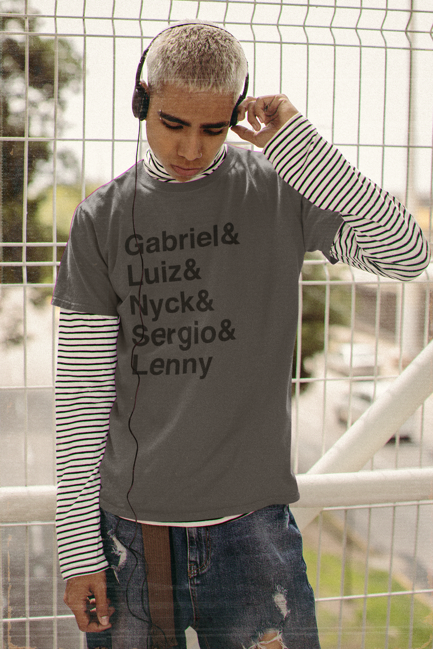 Nome do produto: Camisa Estonada Black Circle Membros (Cores)