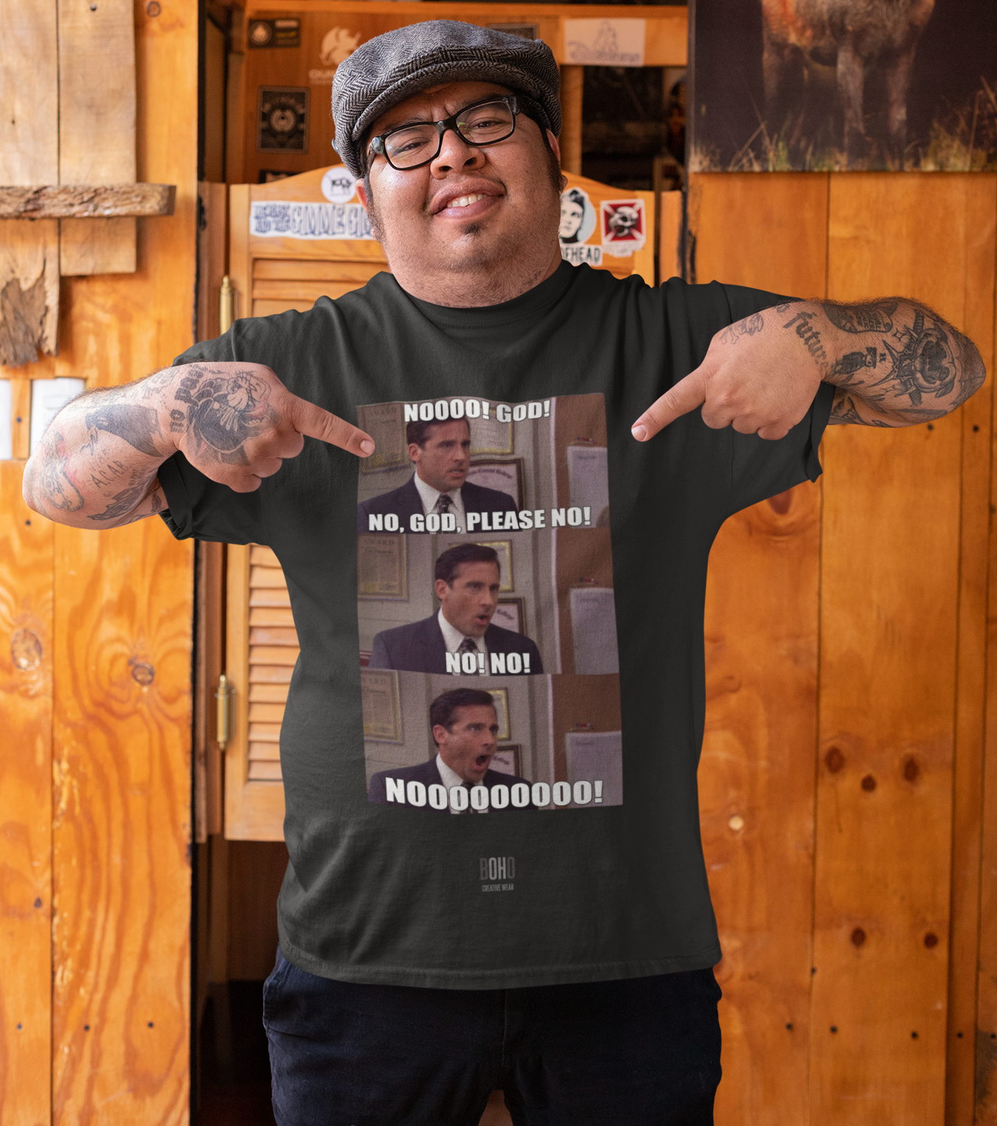 Nome do produto: Camisa Estonada The Office (Cores)