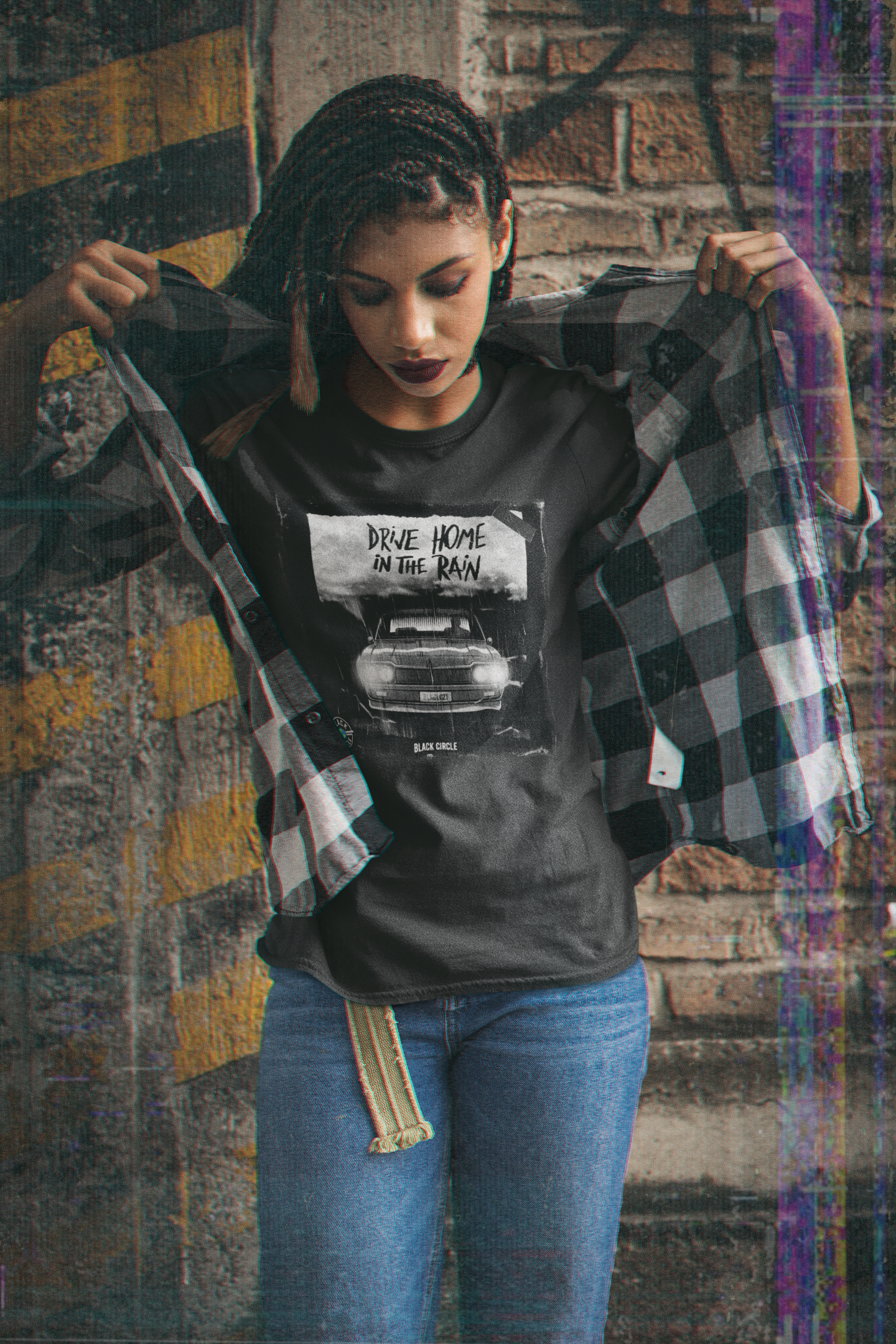 Nome do produto: Baby Long Estonada Black Circle Drive Home In The Rain