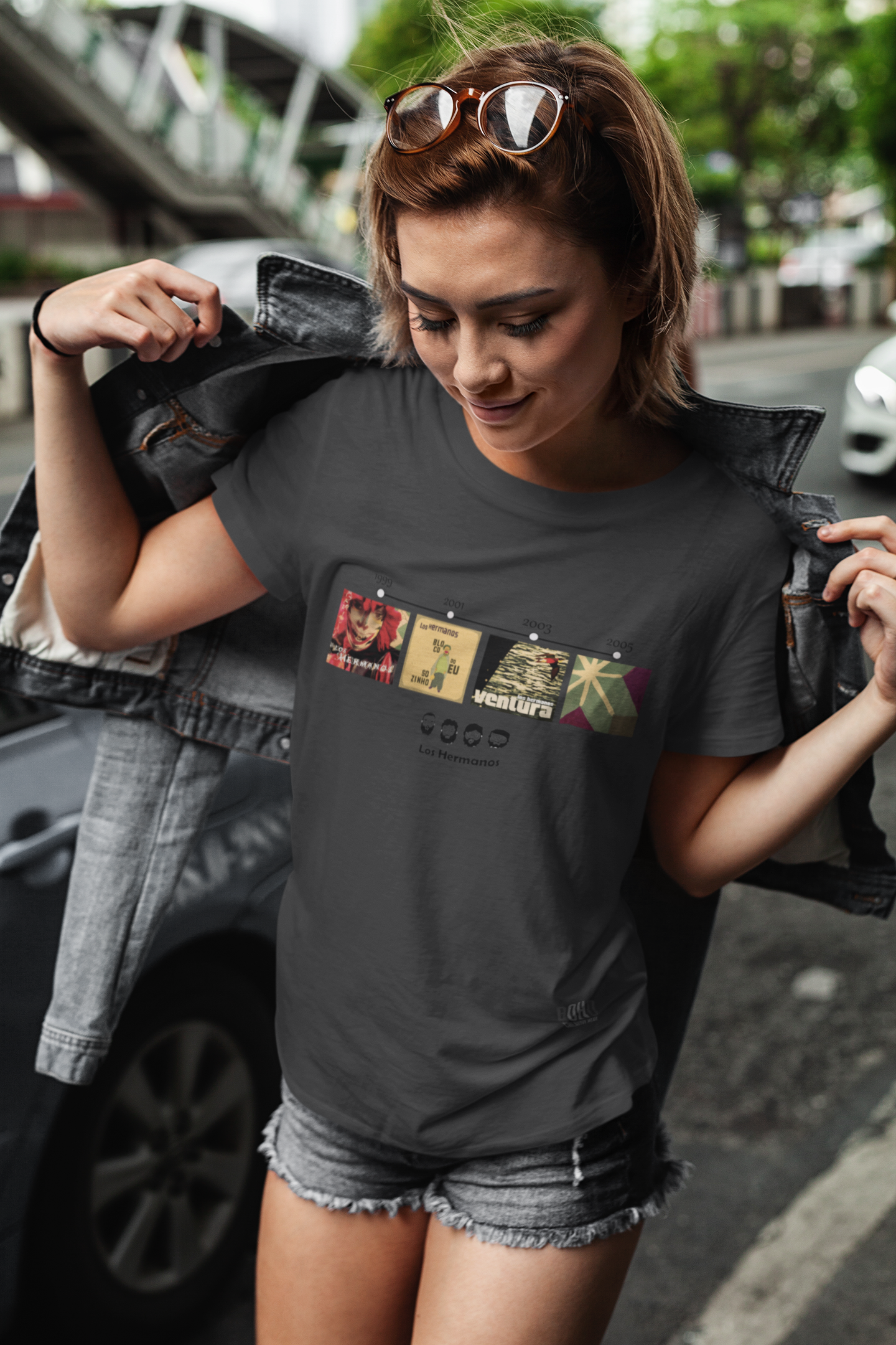 Nome do produto: Baby Long Estonada Los Hermanos Discografia (Cores)