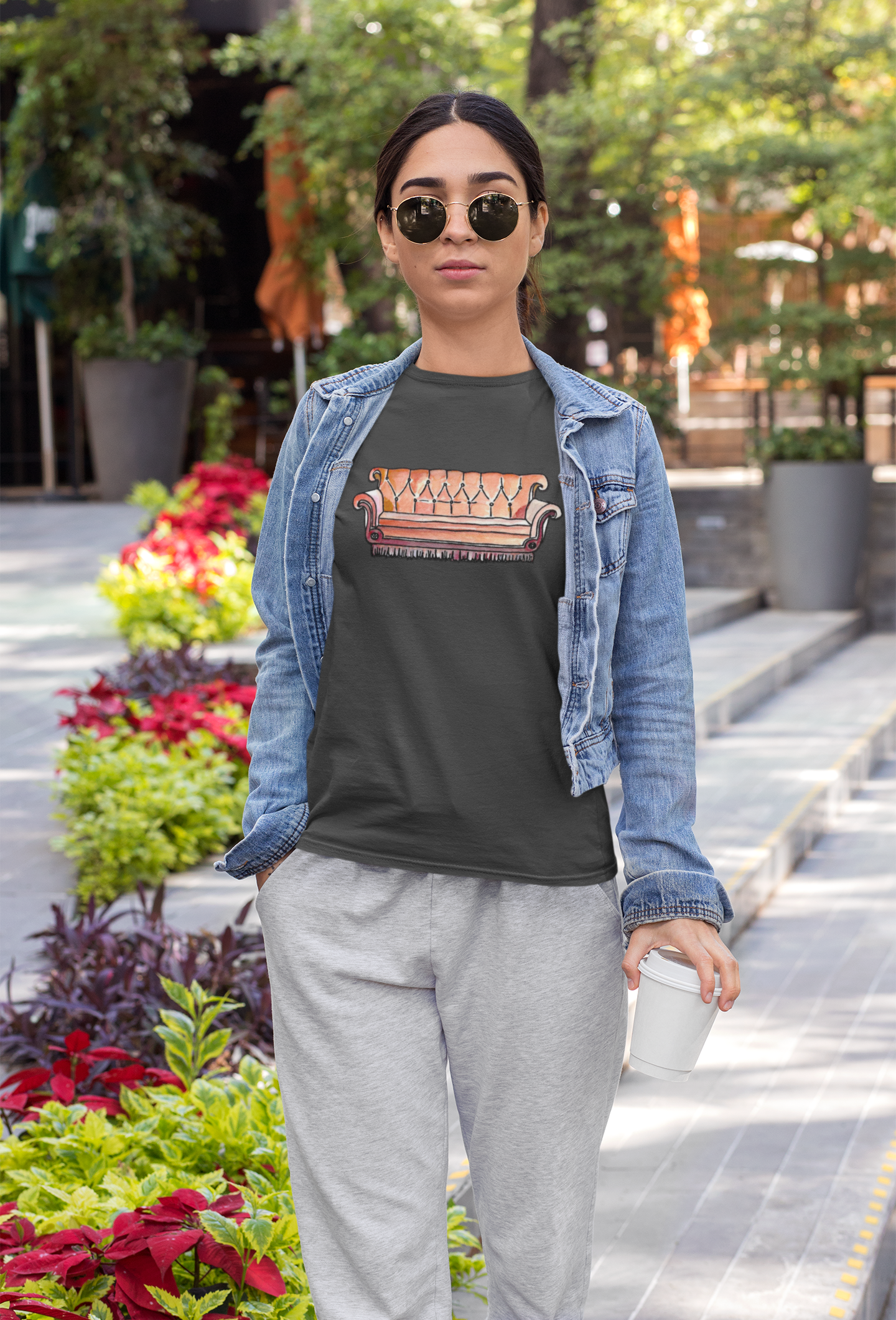 Nome do produto: Camisa Estonada Friends - Sofá (Cores)