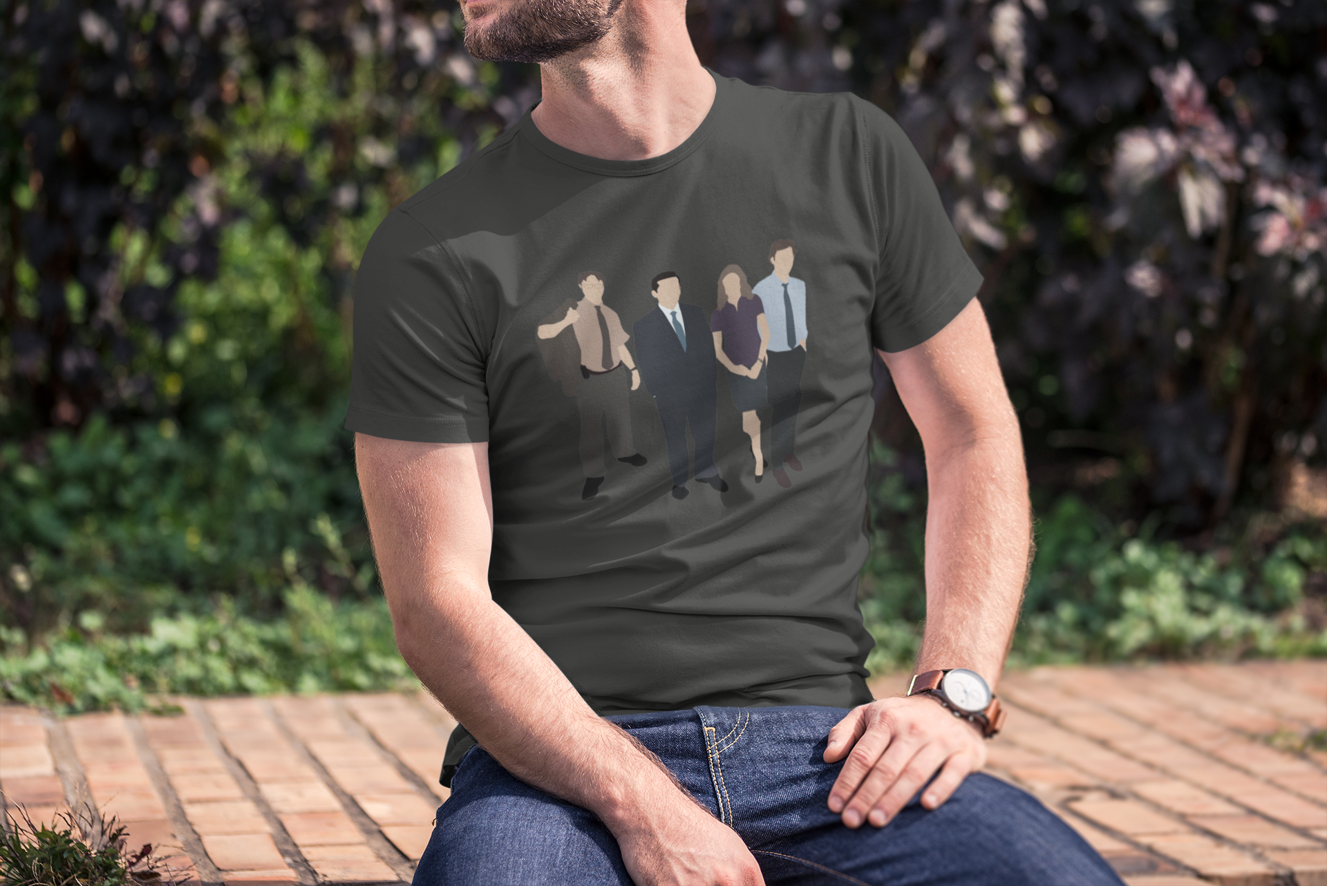 Nome do produto: Camisa Estonada The Office Team (Cores)