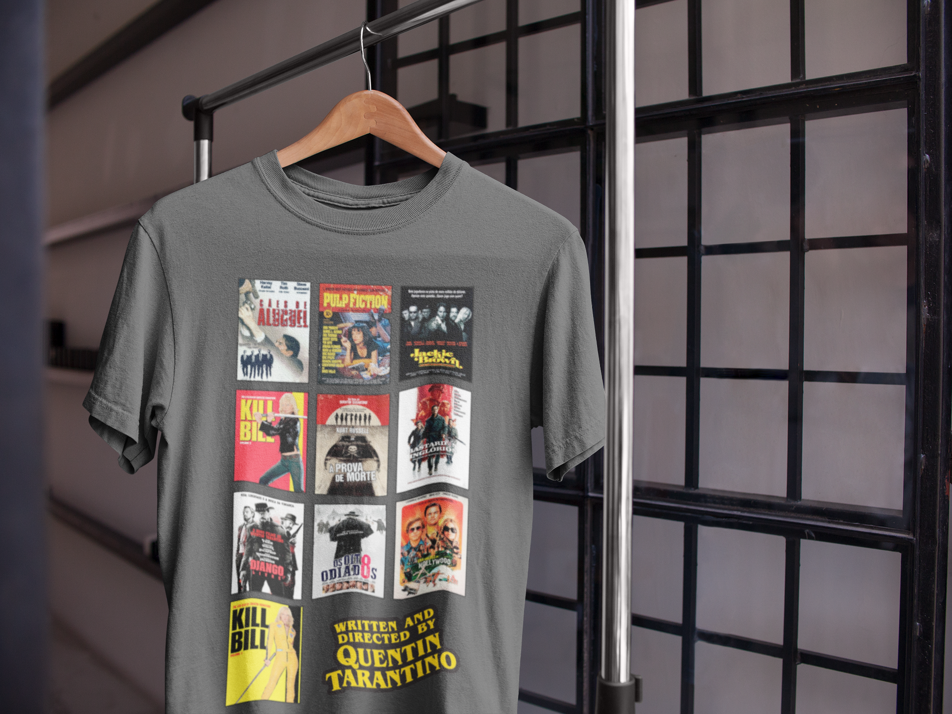 Nome do produto: Camisa ESTONADA Filmes de Tarantino