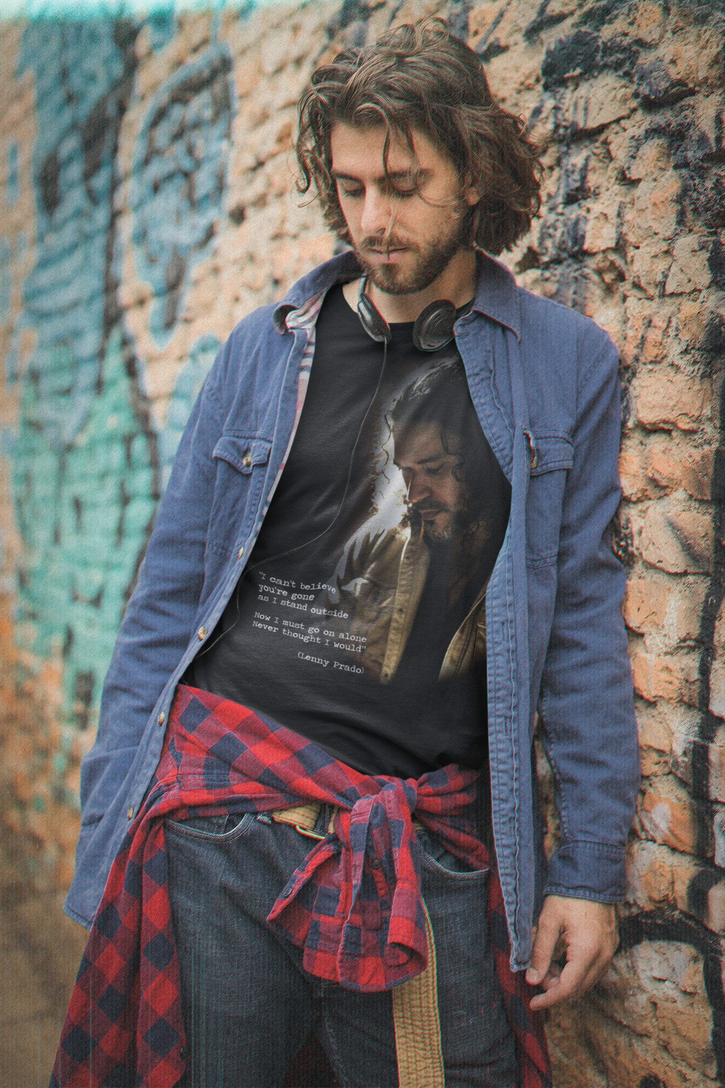 Nome do produto: Camisa Preta Lenny Prado - Never Thought I Would