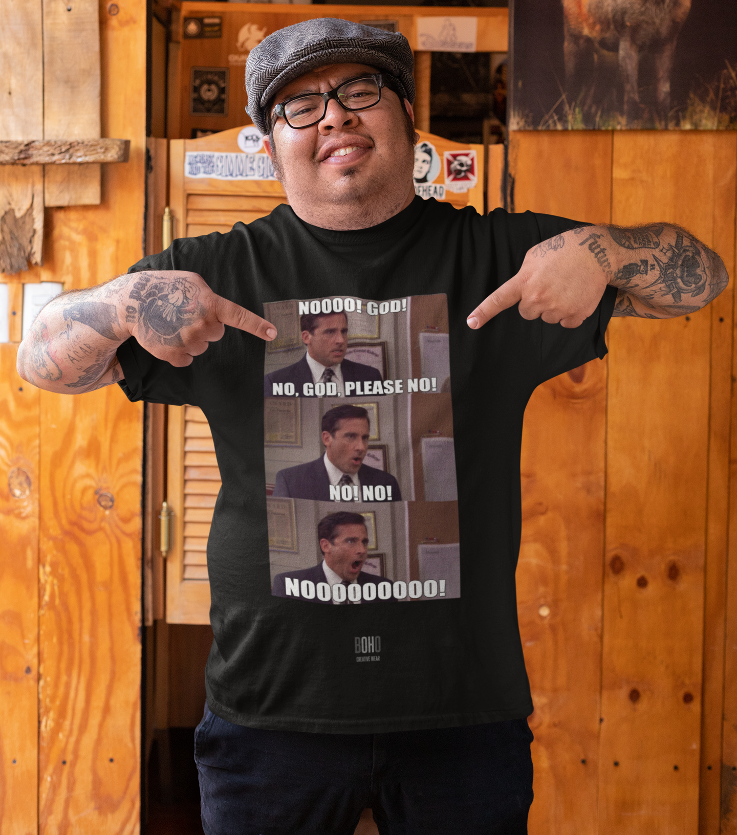 Nome do produto: Camisa The Office Meme (Preta)