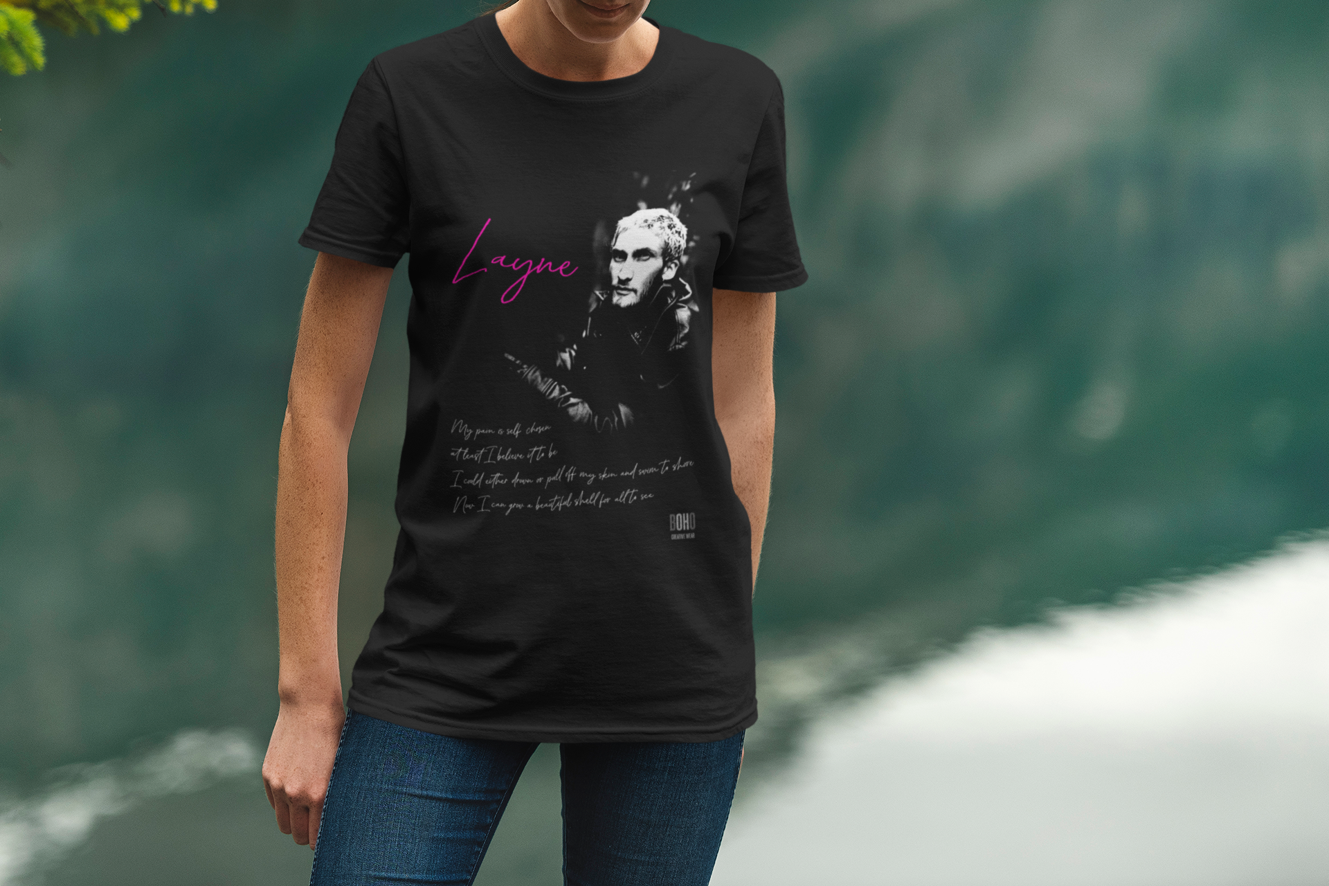 Nome do produto: Baby Long Preta Layne Staley