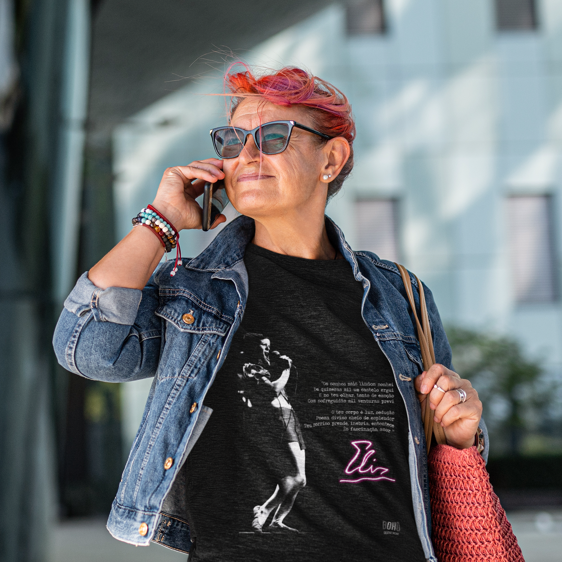 Nome do produto: Baby Long Preta Elis Regina