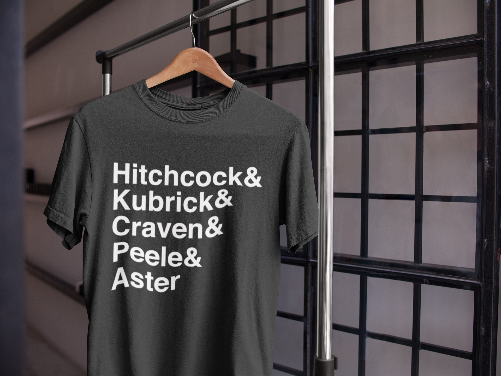 Nome do produto: Camisa Preta Diretores de Terror