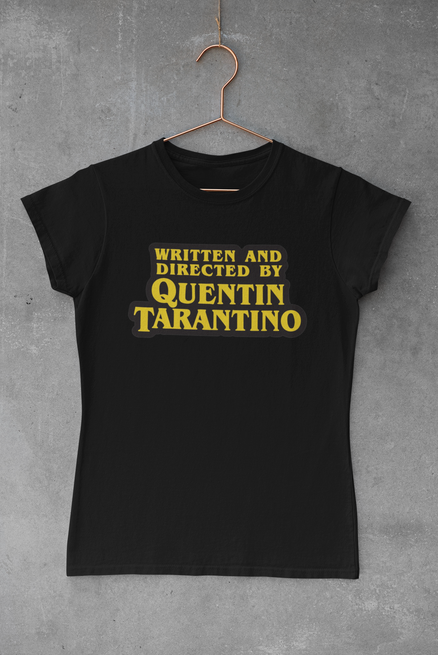 Nome do produto: Baby Long Preta Written And Directed By Quentin Tarantino