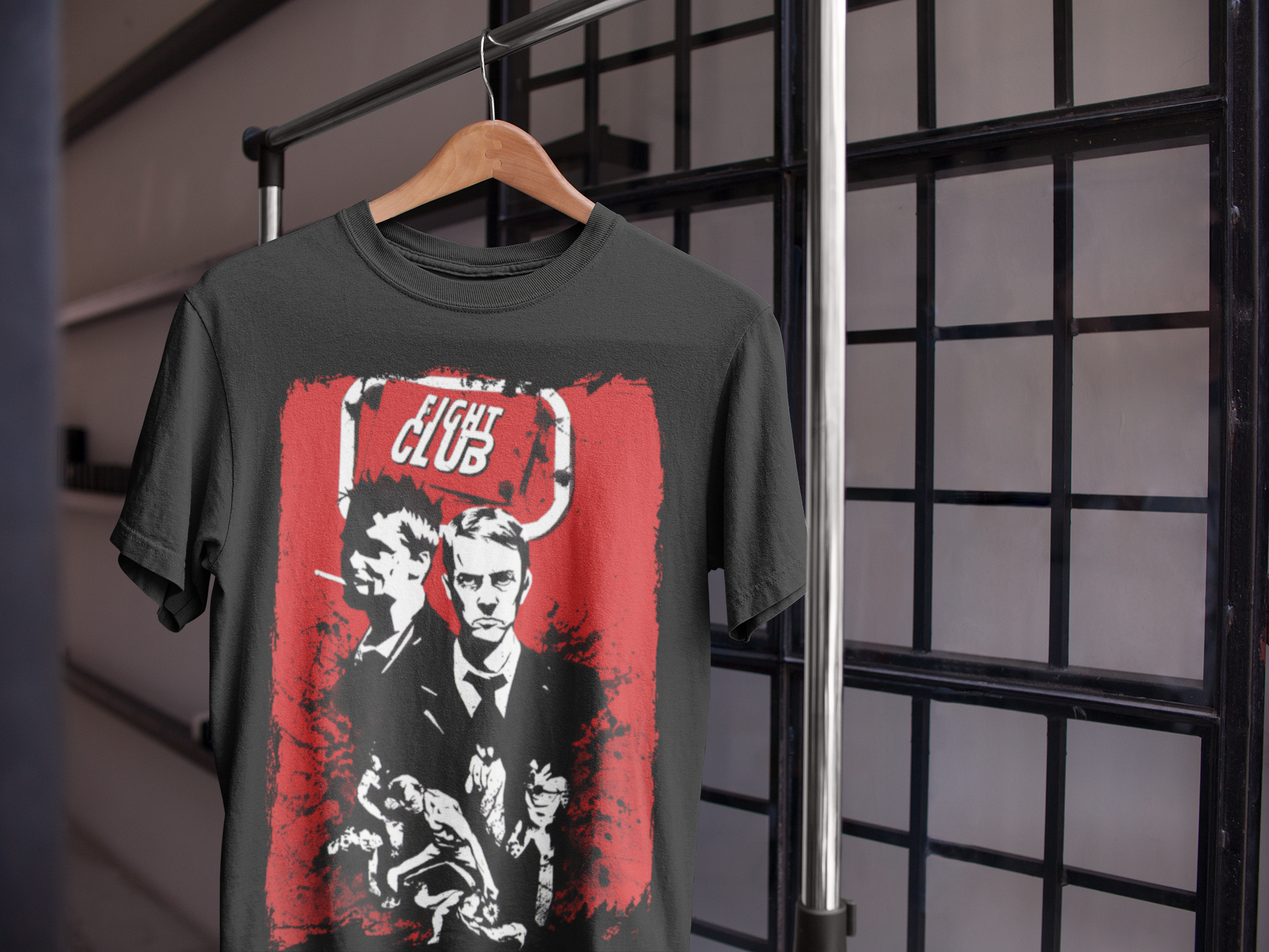 Nome do produto: Camisa Preta Clube da Luta