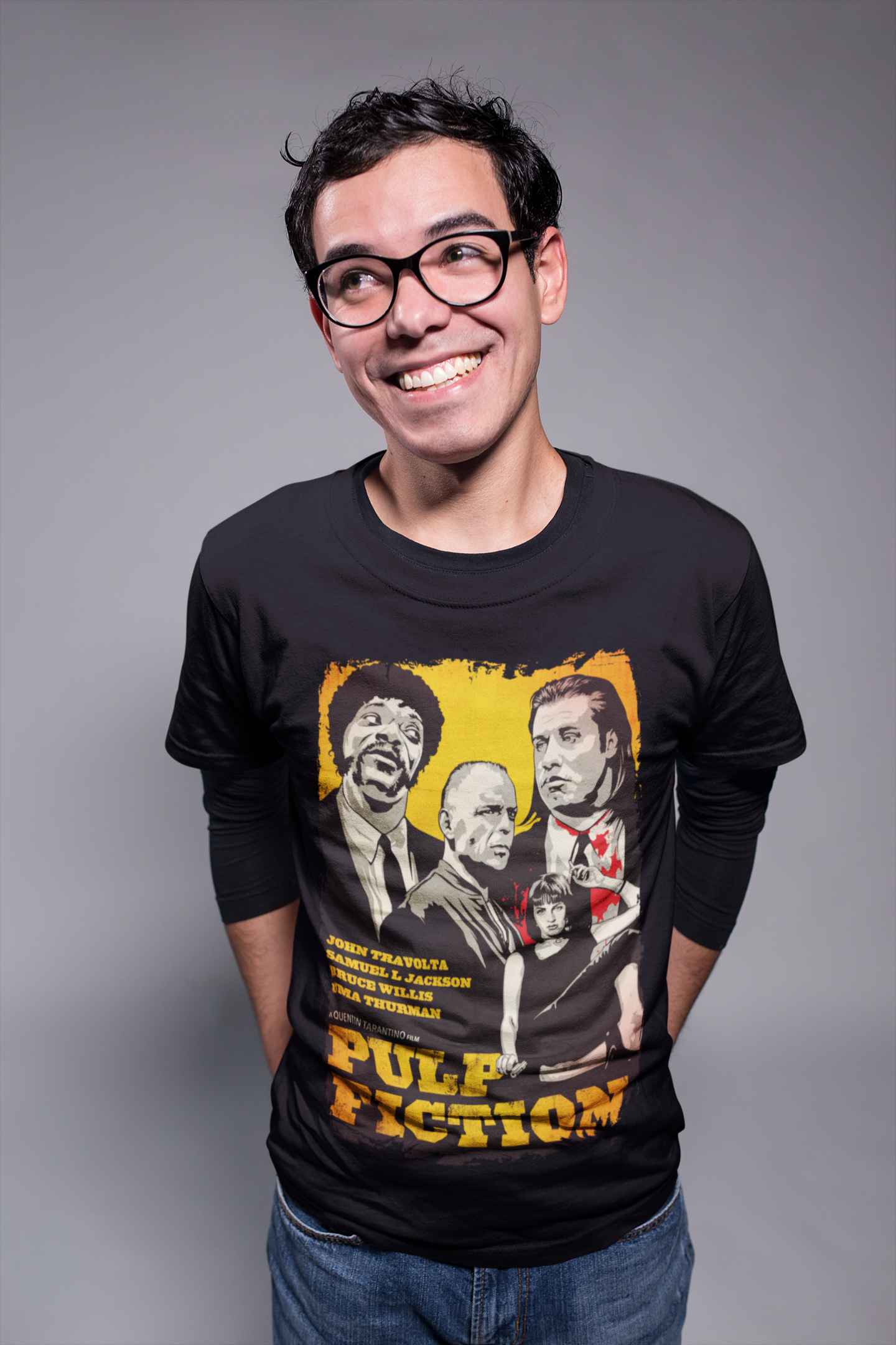 Nome do produto: Camisa Preta Pulp Fiction