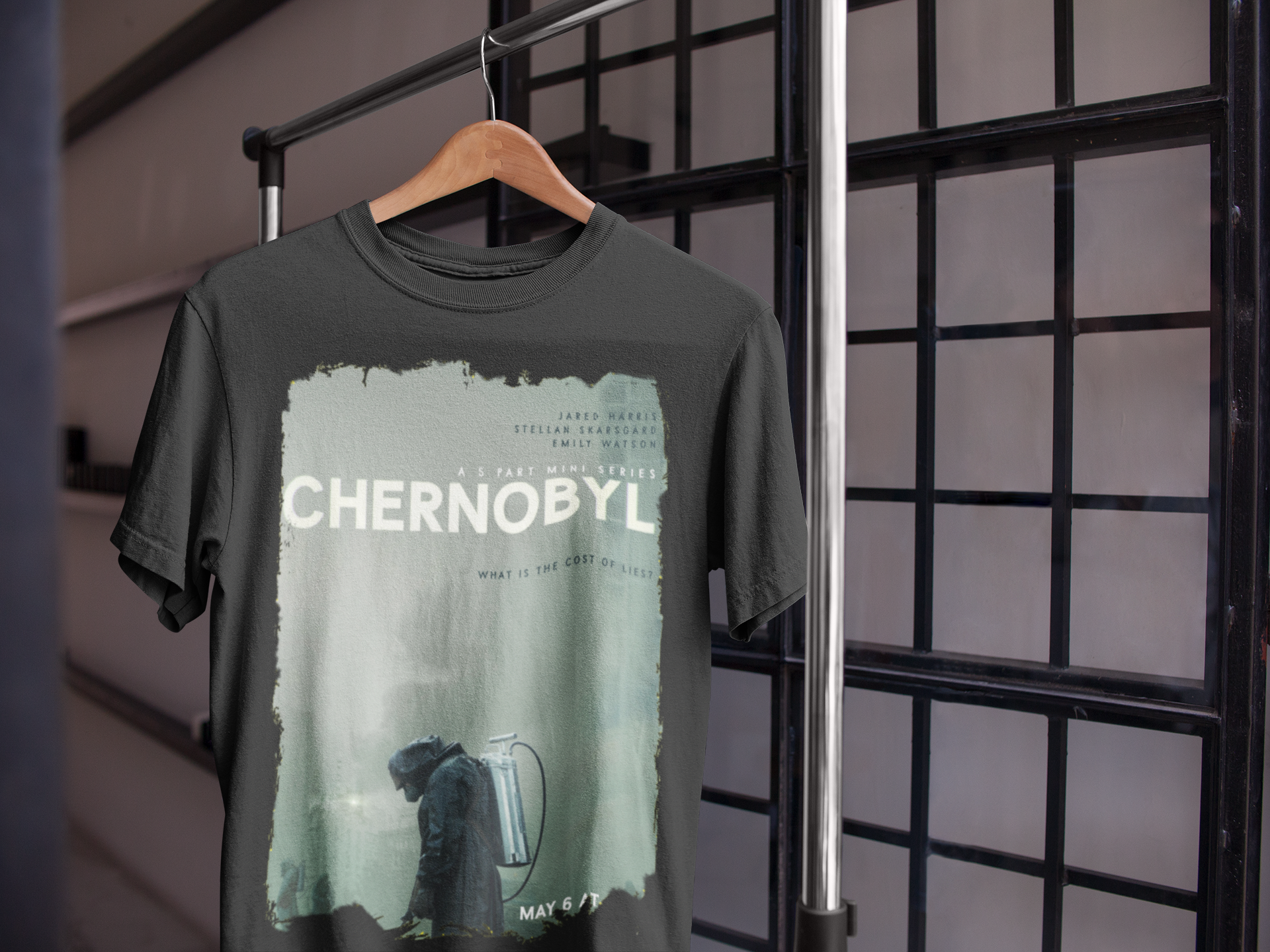 Nome do produto: Camisa Preta HBO Chernobyl