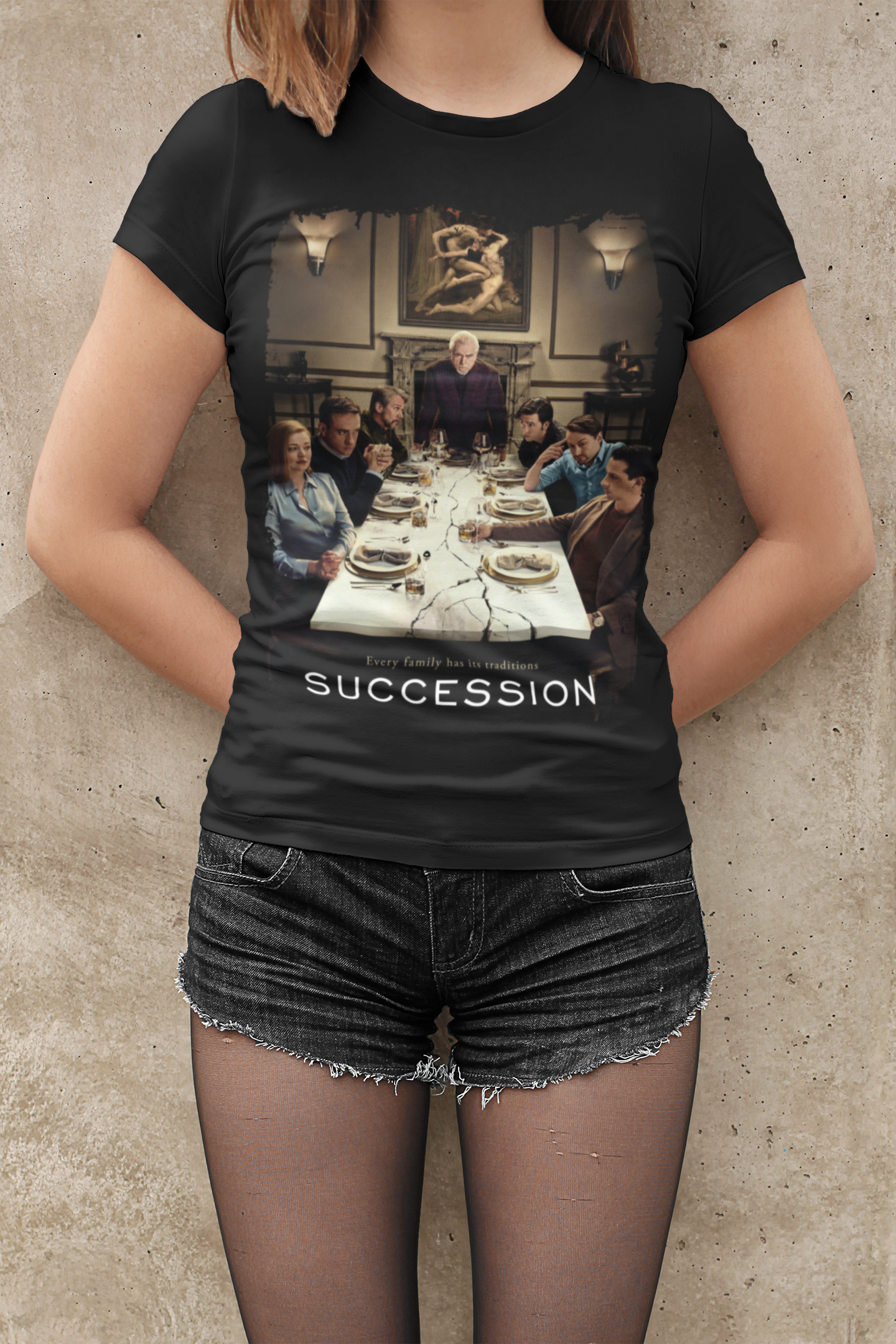 Nome do produto: Baby Long Preta HBO Succession - Family Traditions