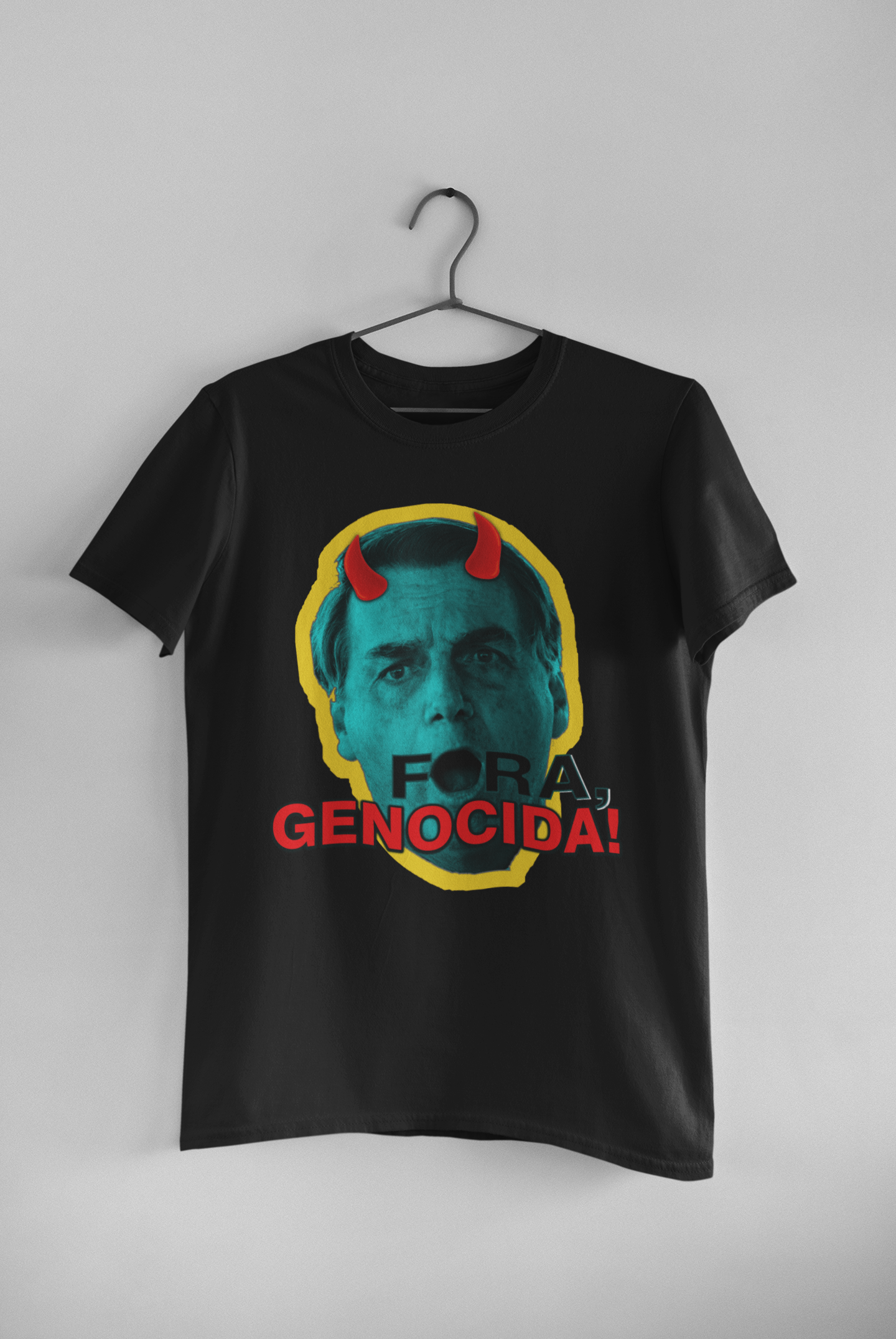 Nome do produto: Camisa Fora, Genocida! (Cores)