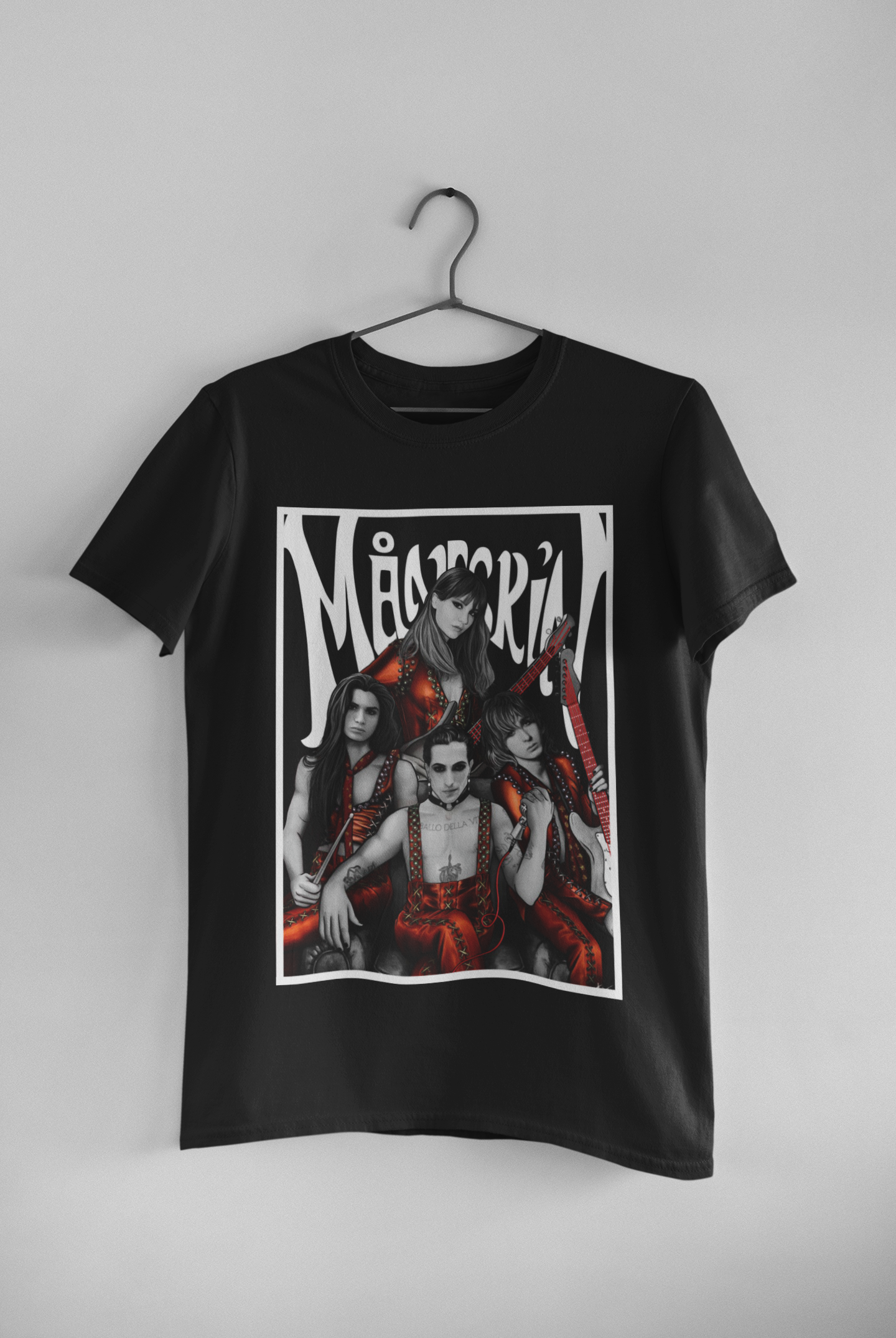 Nome do produto: Camisa Preta Maneskin