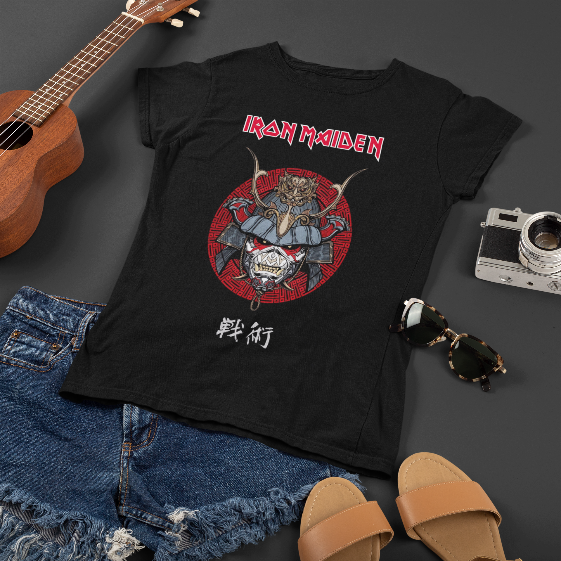 Nome do produto: Baby Long Preta Iron Maiden