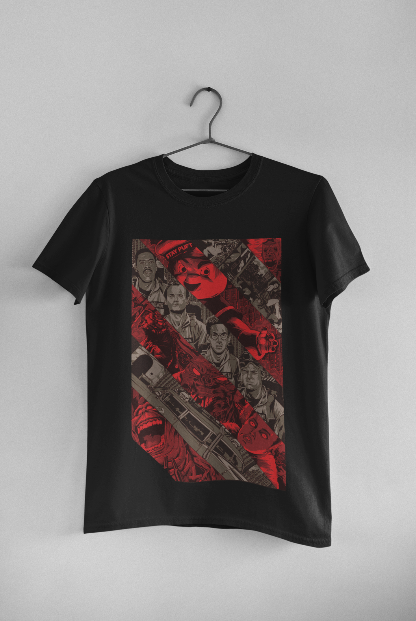 Nome do produto: Camisa Os Caça-fantasmas (preta ou branca)