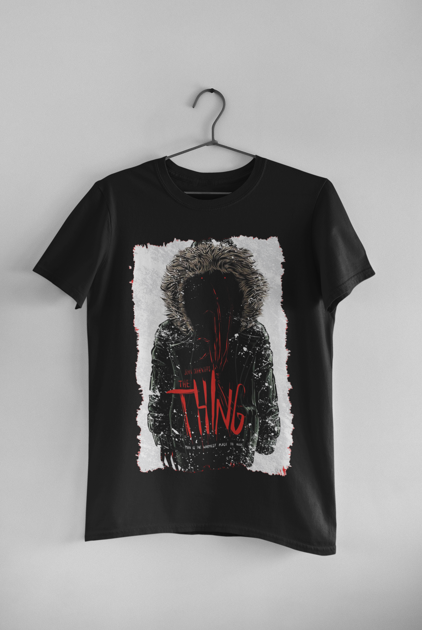 Nome do produto: Camisa The Thing (preta ou branca)