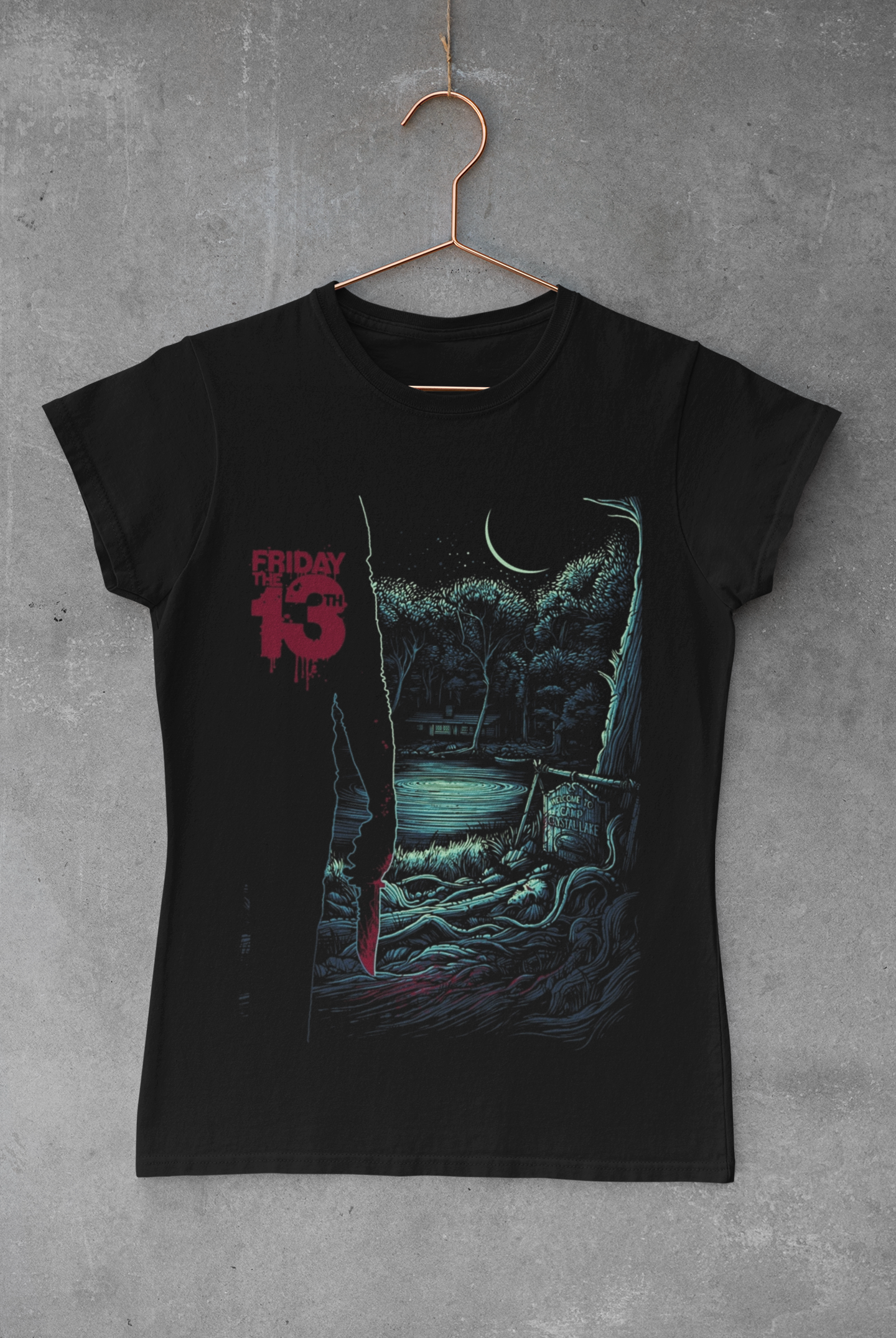 Nome do produto: Baby Long Preta Sexta-feira 13