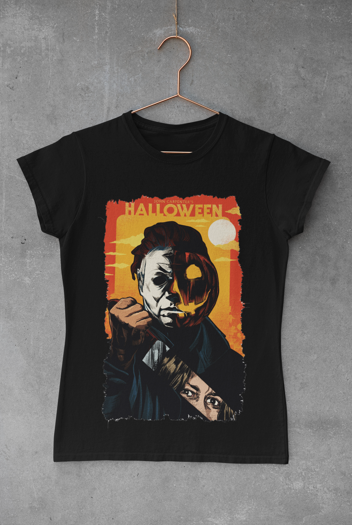 Nome do produto: Baby Long Preta ou Branca Halloween