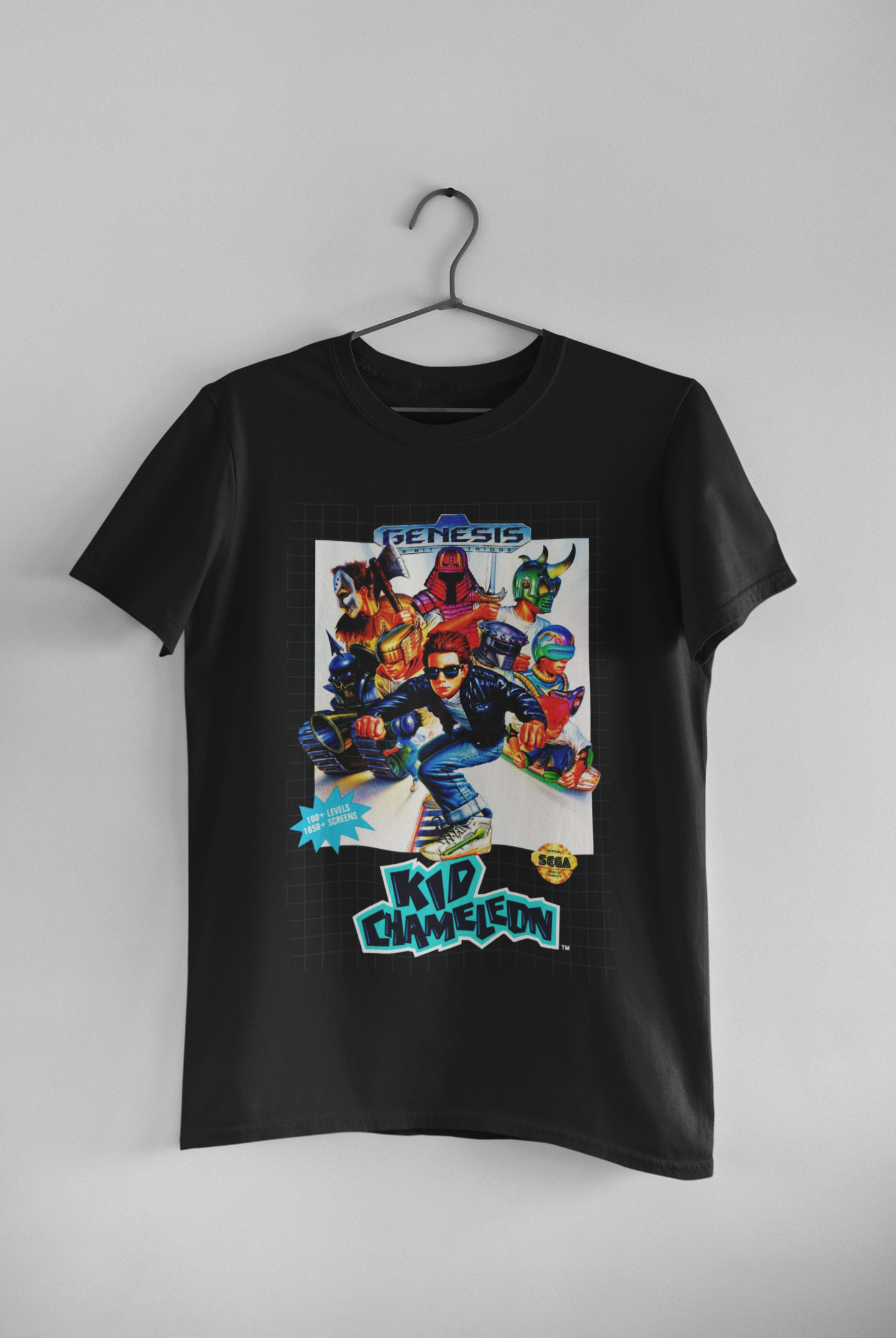 Nome do produto: Camisa Preta Kid Camaleão