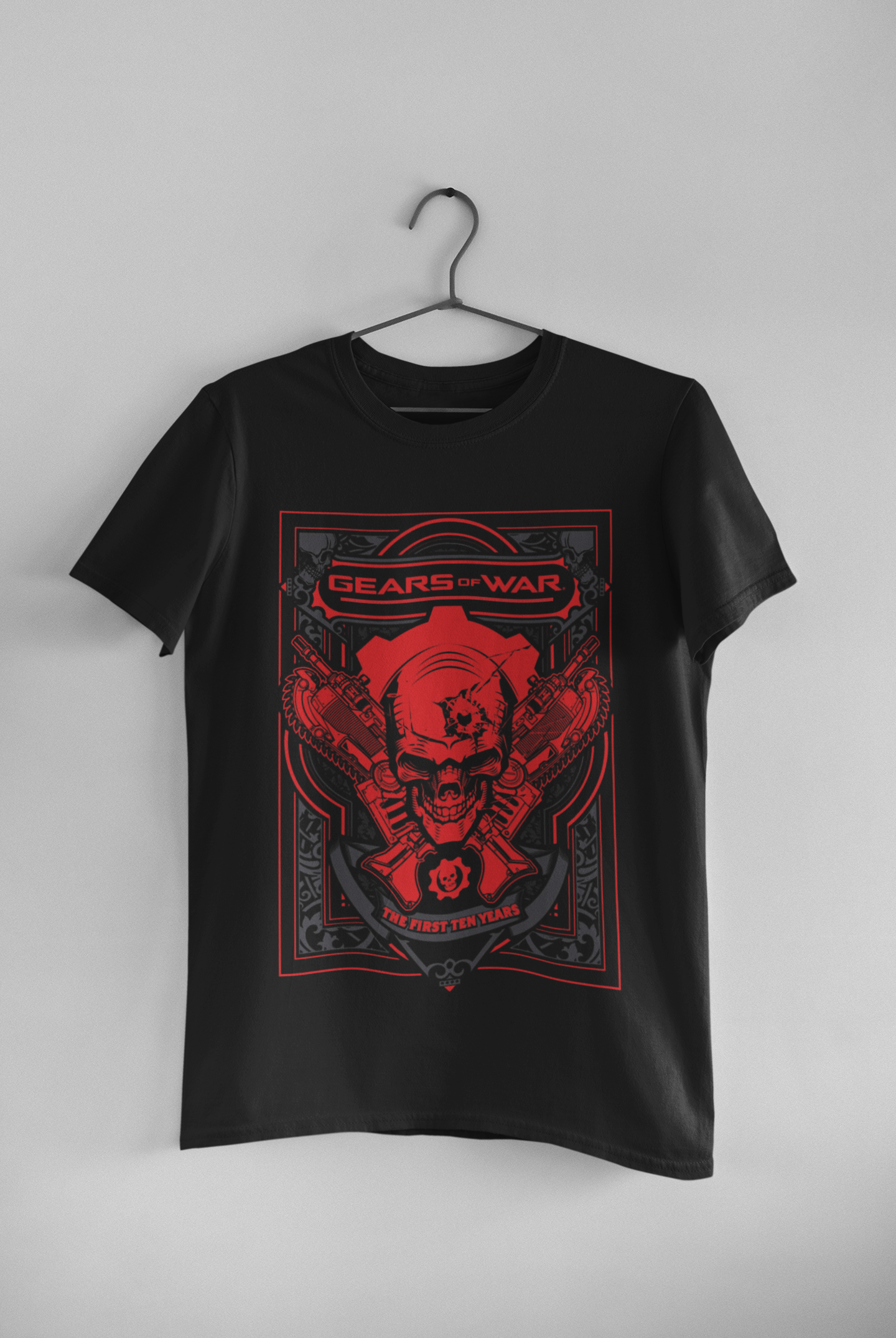 Nome do produto: Camisa Preta Gears Of War
