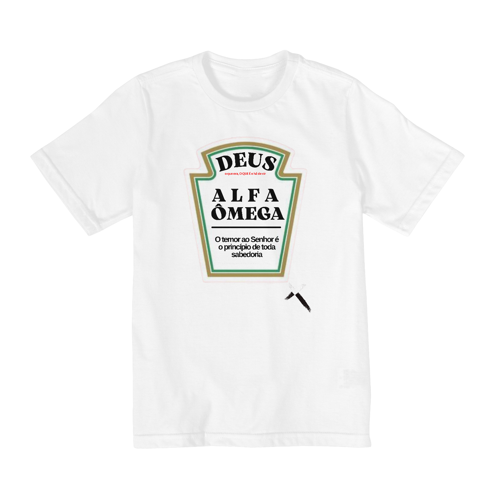 Nome do produto: Camisa Infantil Ketchup, Maionese ou Mostarda - Deus