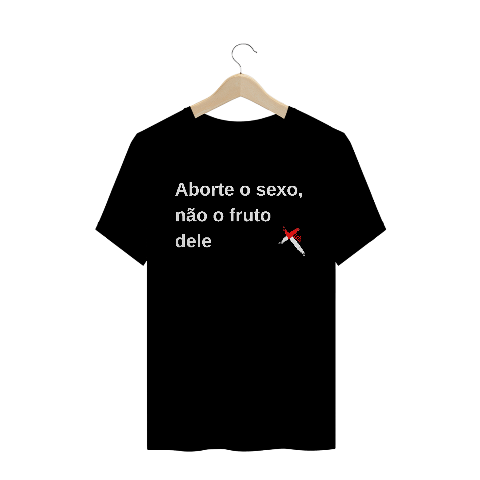 Nome do produto: Camisa aborte o sexo preta