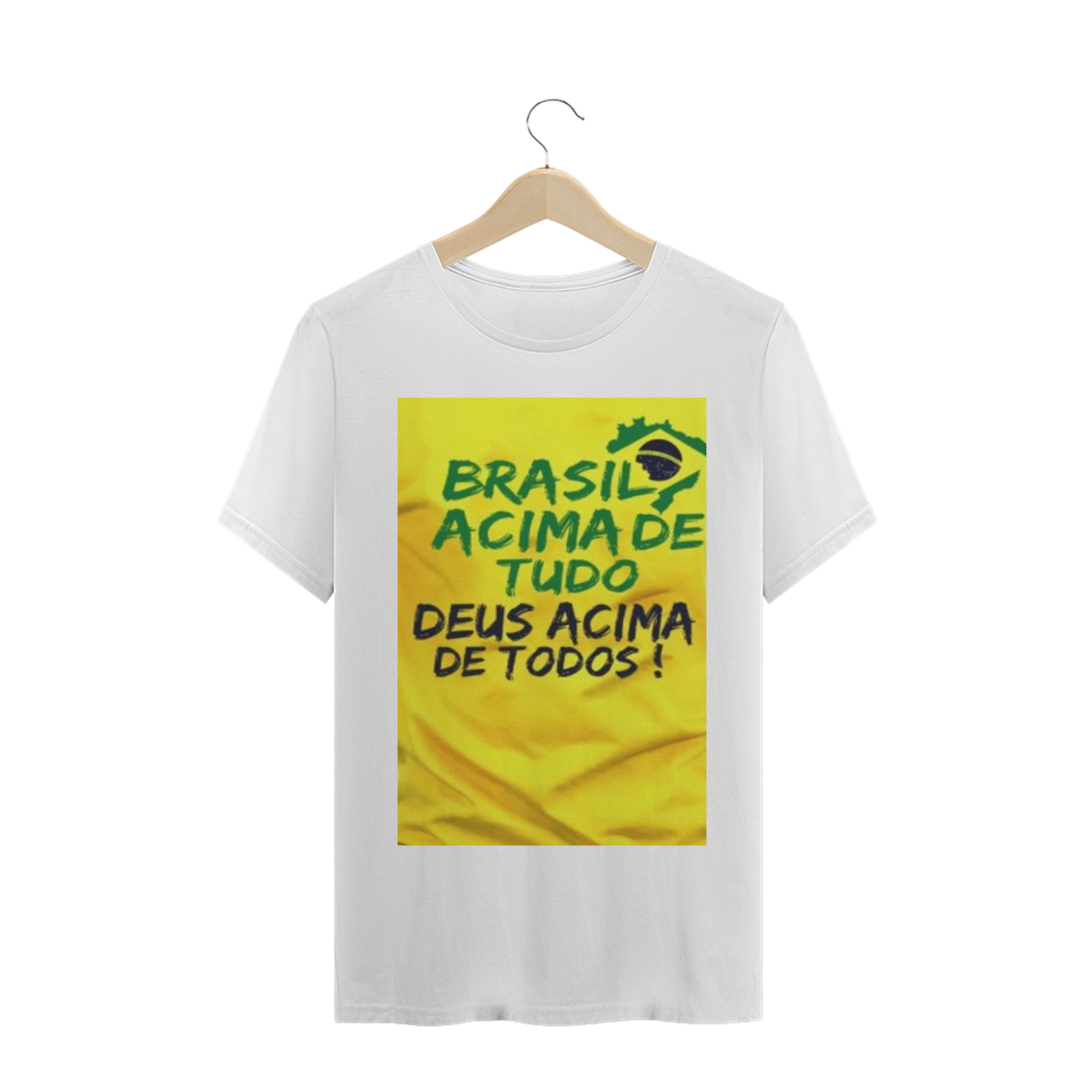 Nome do produto: Camisetas Personalizadas Brasil acima de tudo